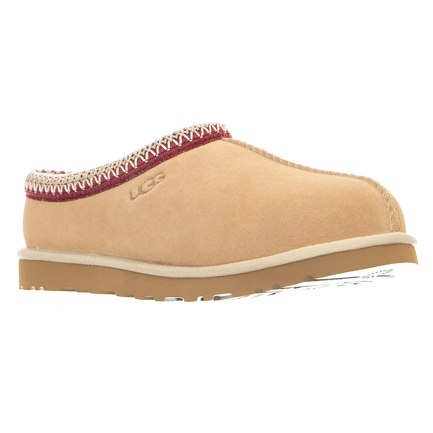 UGG Men's M Tasman II - Driftwood / Biking Red - Beige Men's Shoes - Image 2