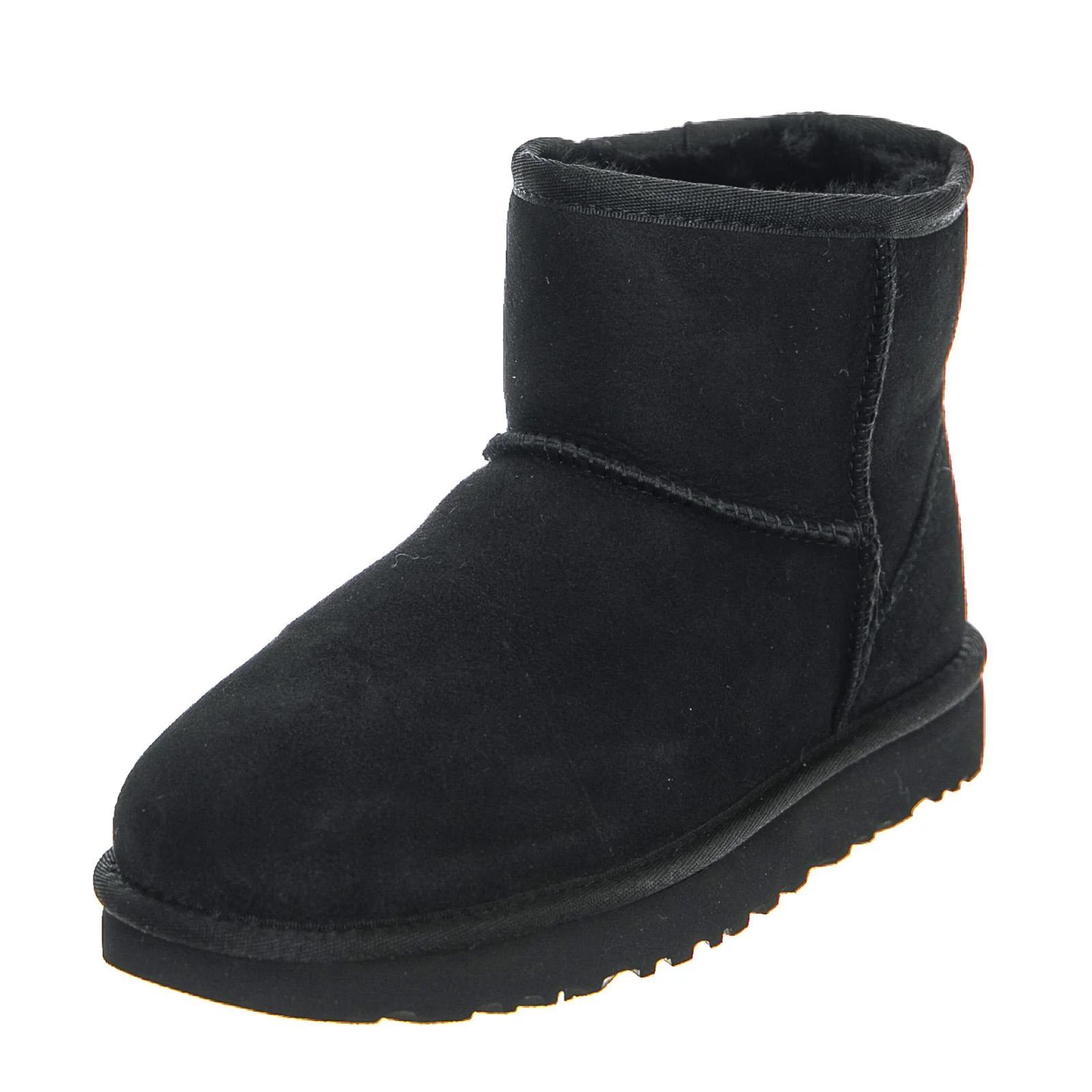 Womens Mini Classic II Black Ankle Boots