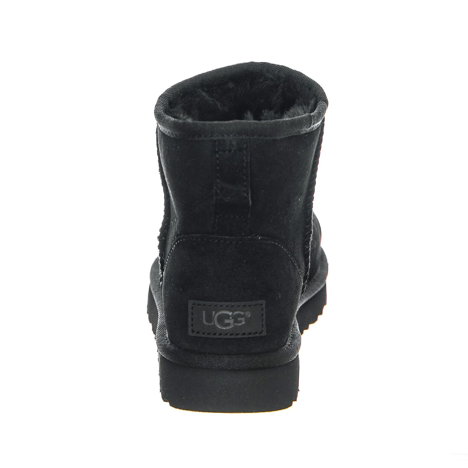 Womens Mini Classic II Black Ankle Boots - Image 4