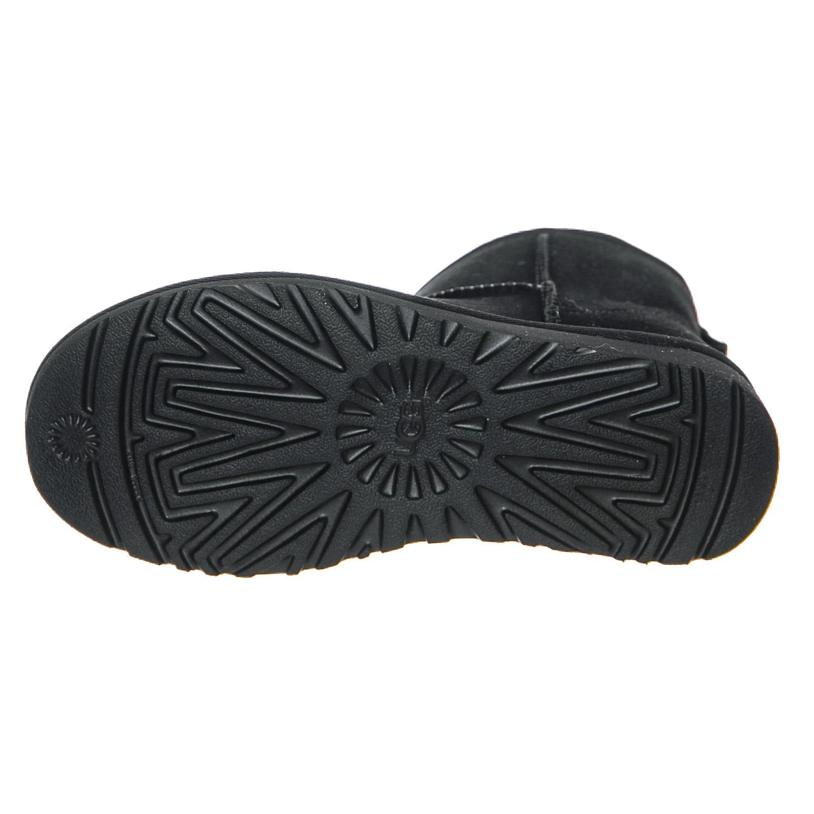 Womens Mini Classic II Black Ankle Boots - Image 5