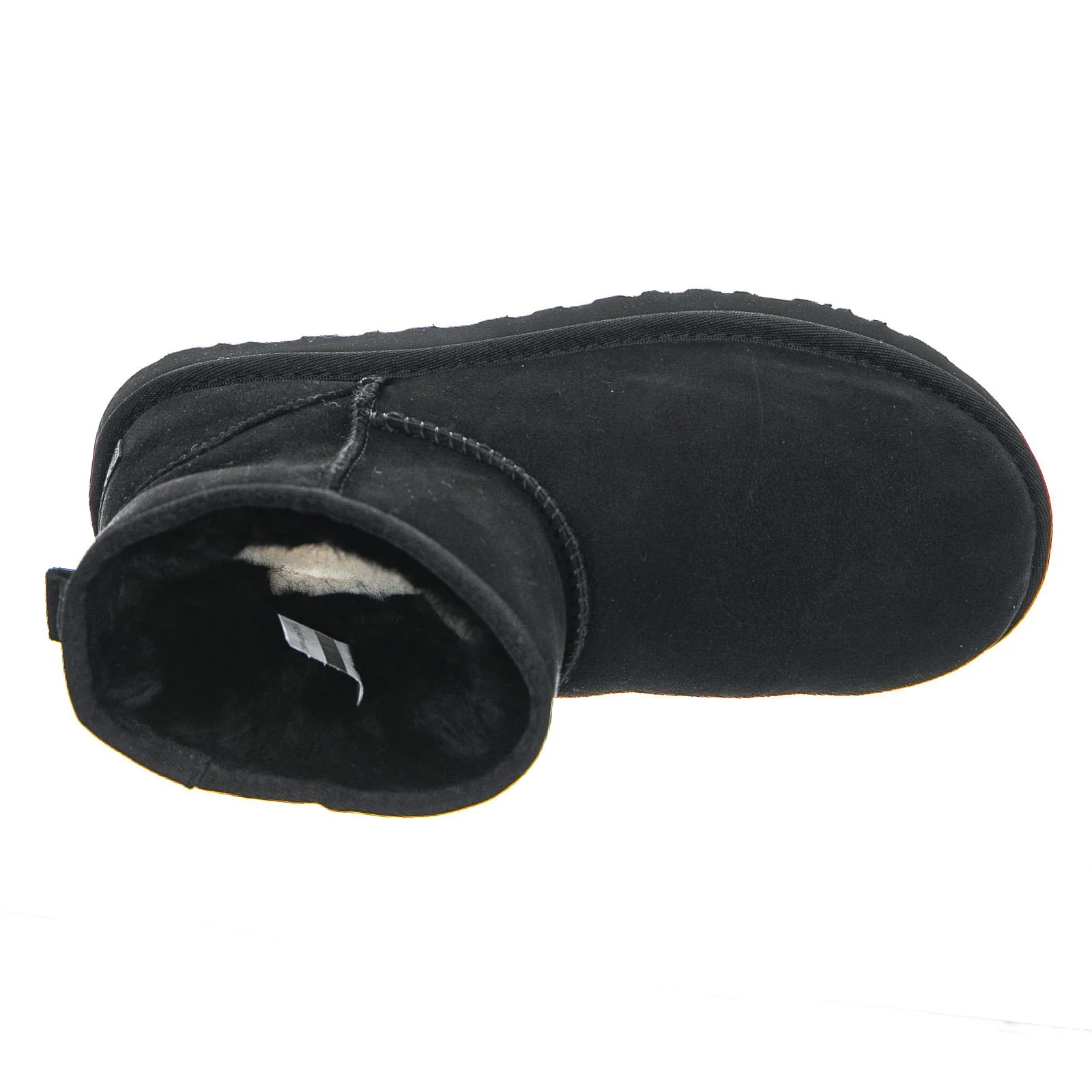 Womens Mini Classic II Black Ankle Boots - Image 6