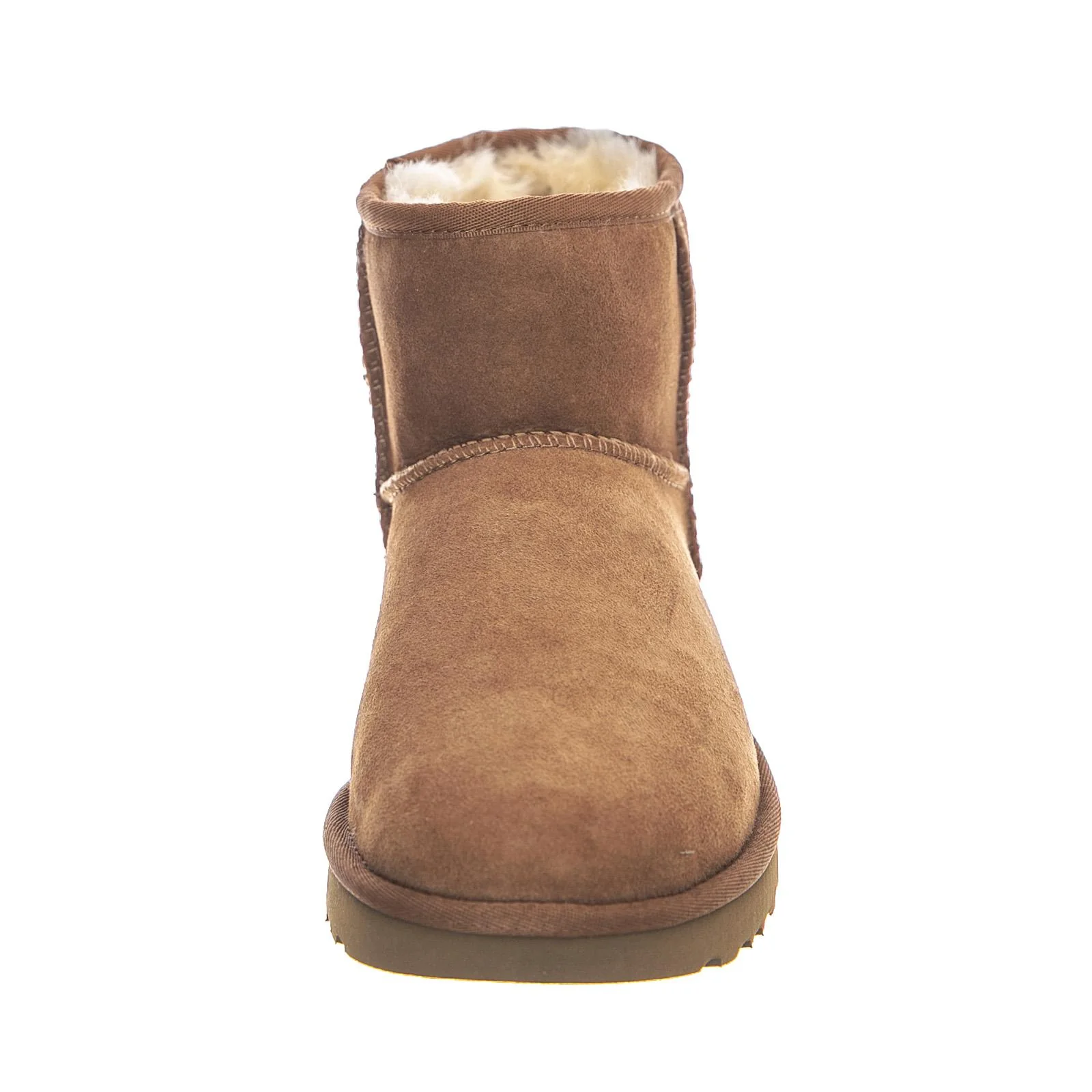 Womens Mini Classic II Chestnut Ankle Boots - Image 3