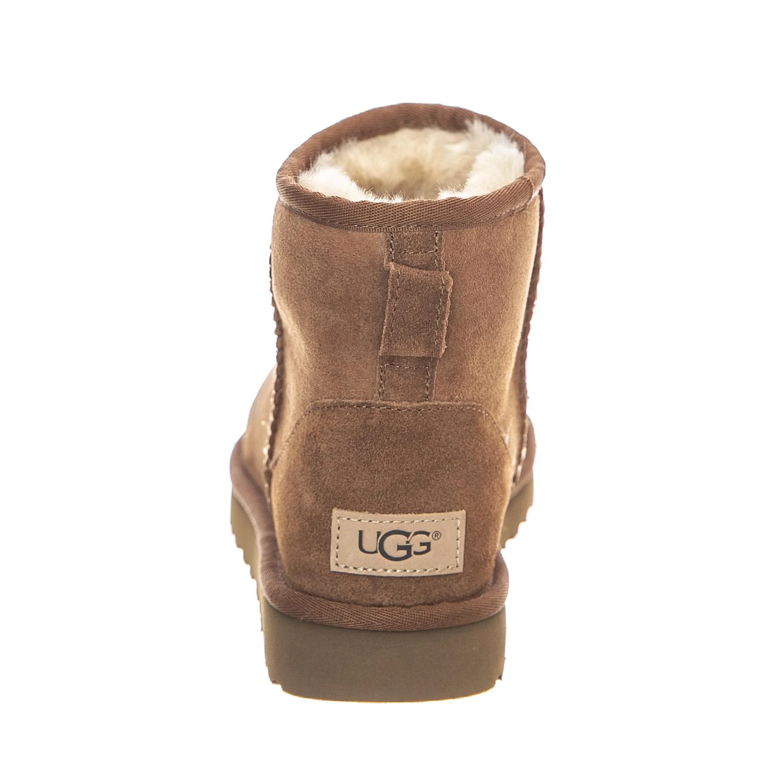 Womens Mini Classic II Chestnut Ankle Boots - Image 4