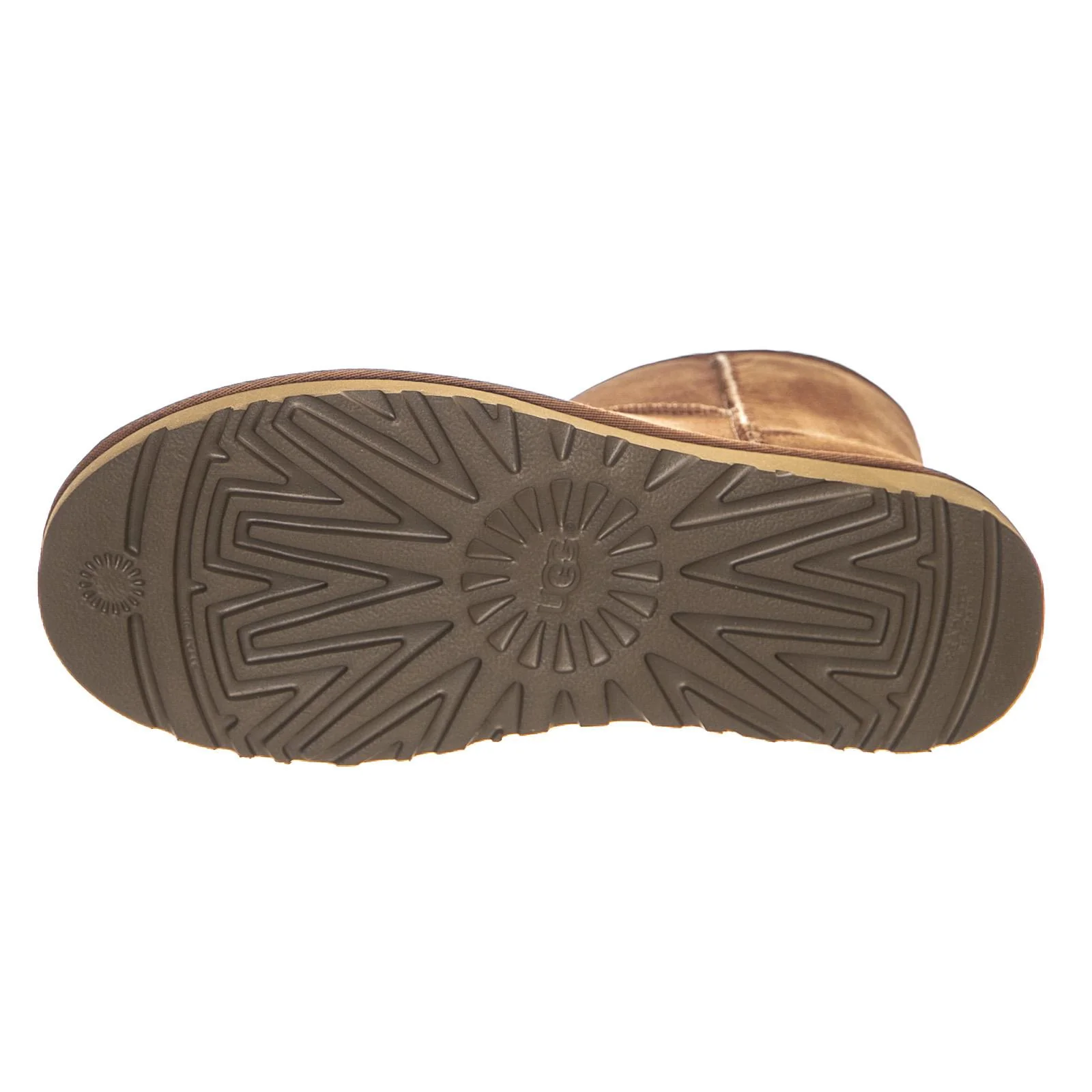 Womens Mini Classic II Chestnut Ankle Boots - Image 5