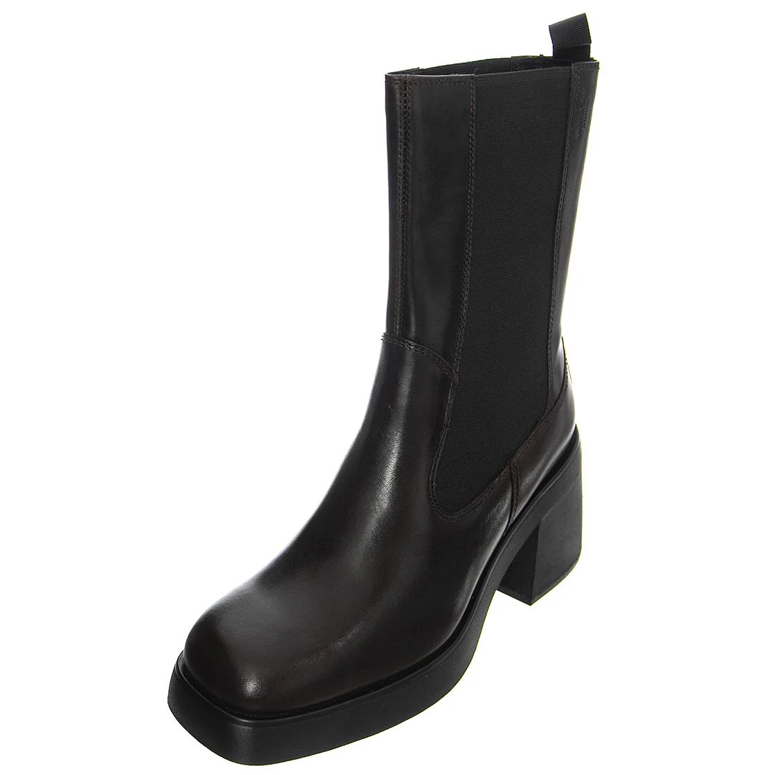 Brooke Cow Leather Java - Women's Brown Ankle Boots VAGABOND