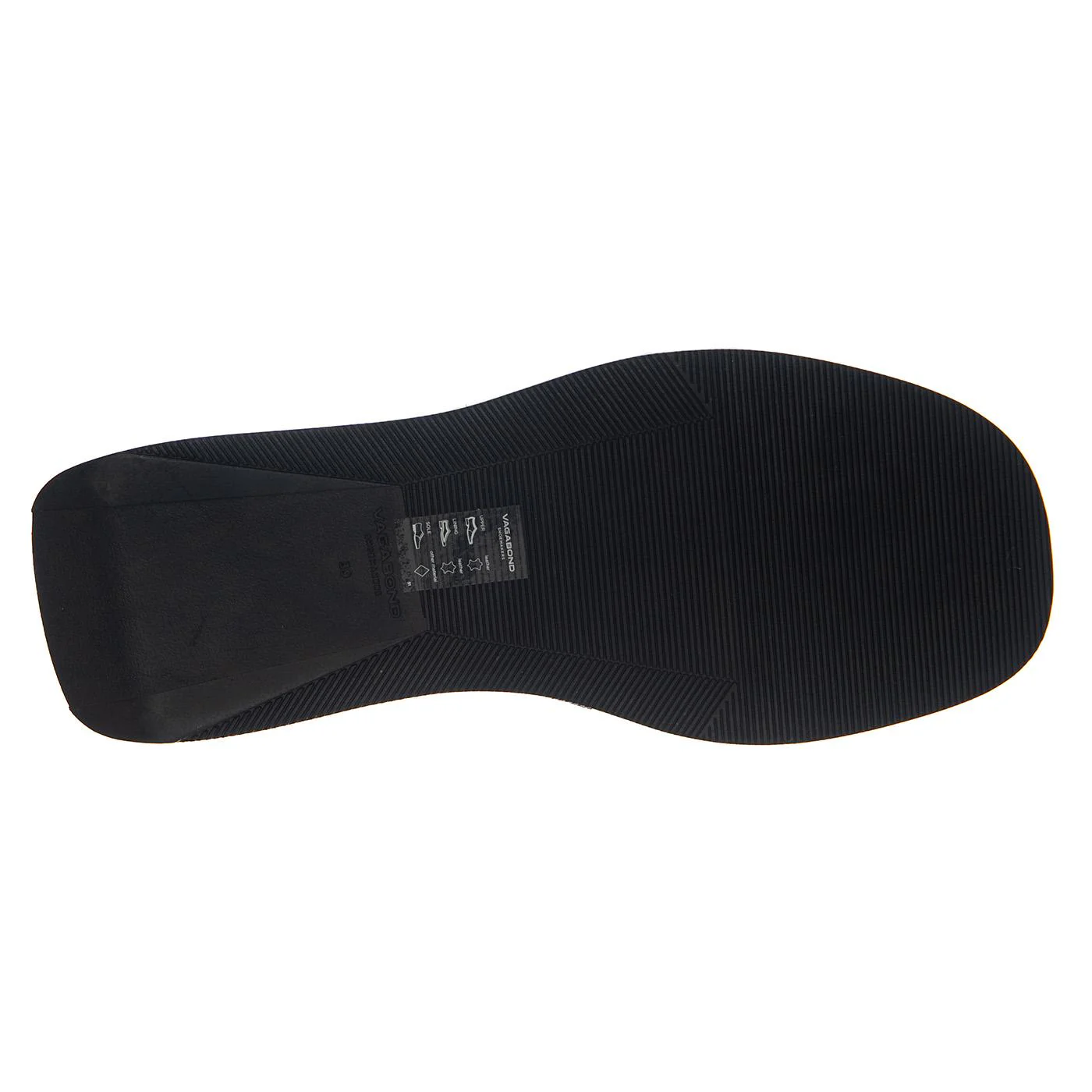 COURTNEY BLACK/BLACK COW LEATHER - Women's Black Sandals Women VAGABOND - Image 5