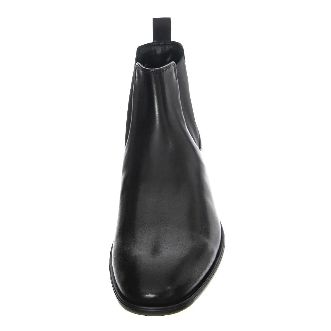Mens Harvey Cow Leather Black Ankle Boots - Image 3