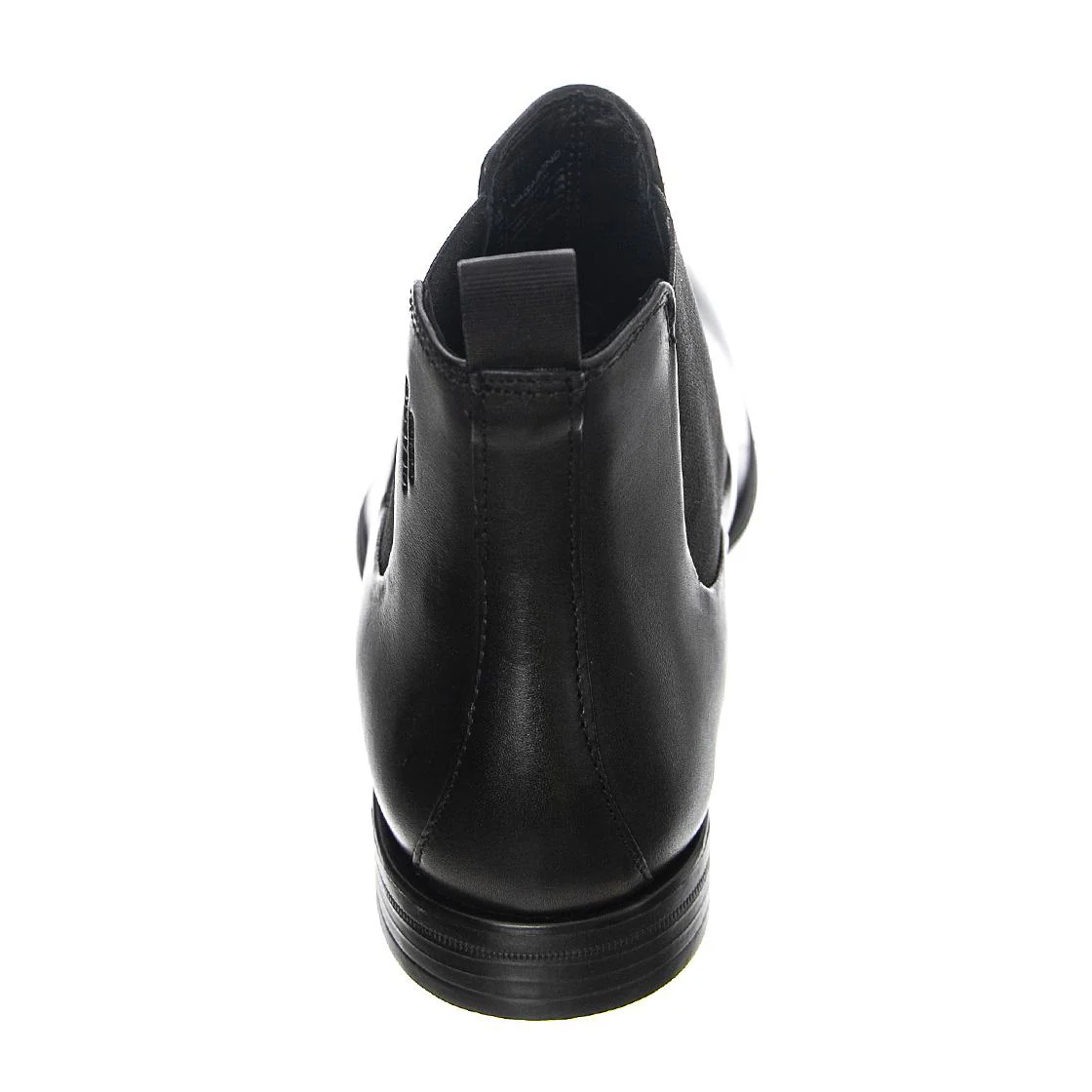 Mens Harvey Cow Leather Black Ankle Boots - Image 4