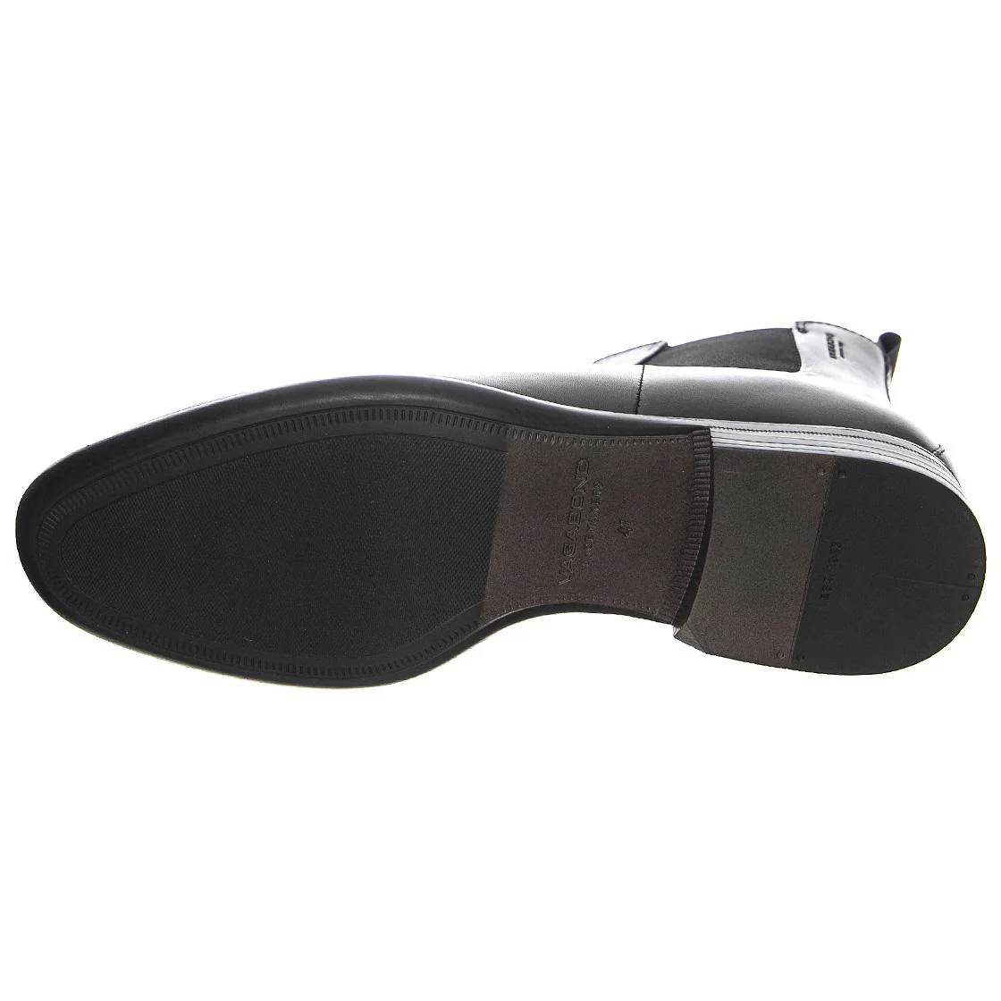 Mens Harvey Cow Leather Black Ankle Boots - Image 5
