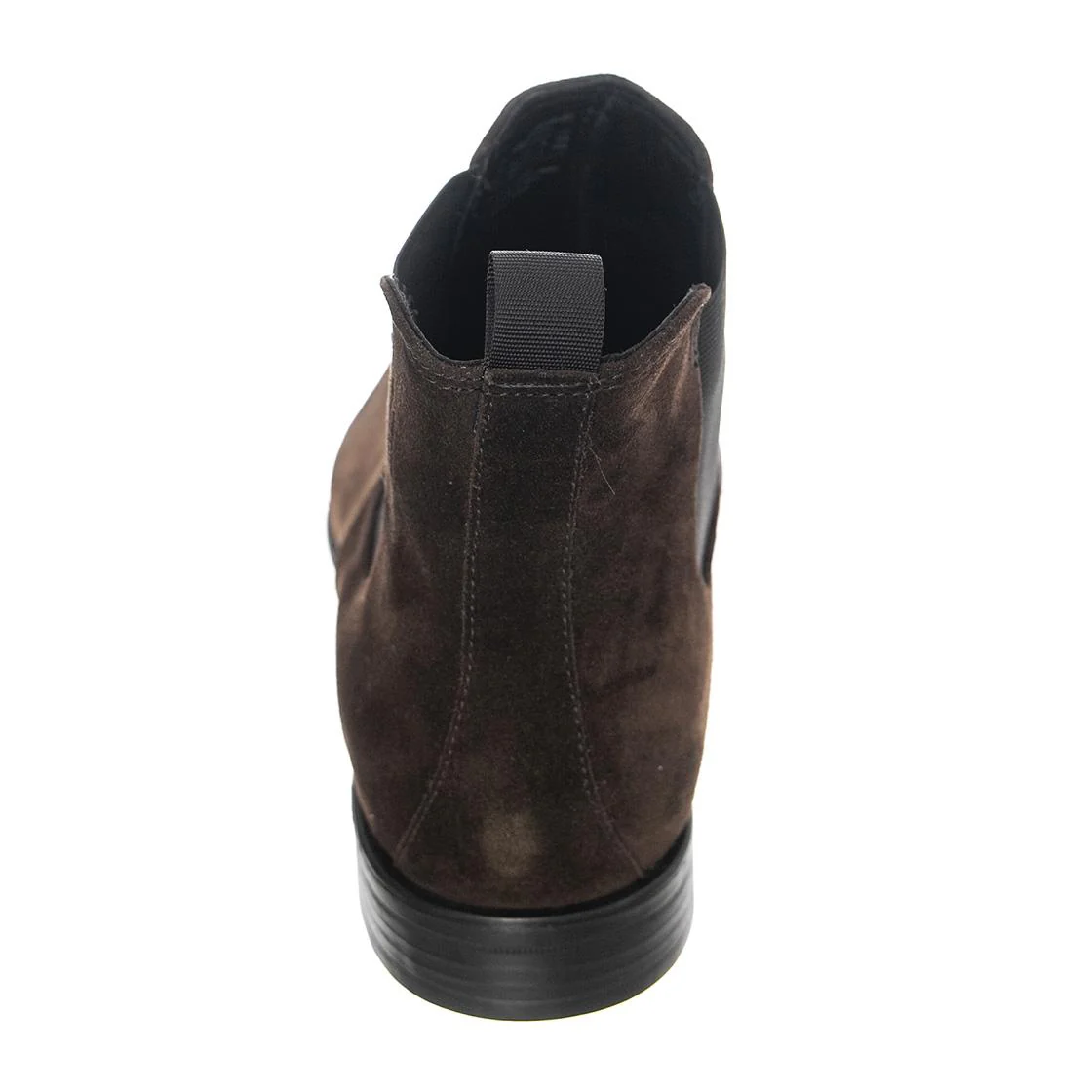 Mens Harvey Cow Suede Java Brown Ankle Boots - Image 4