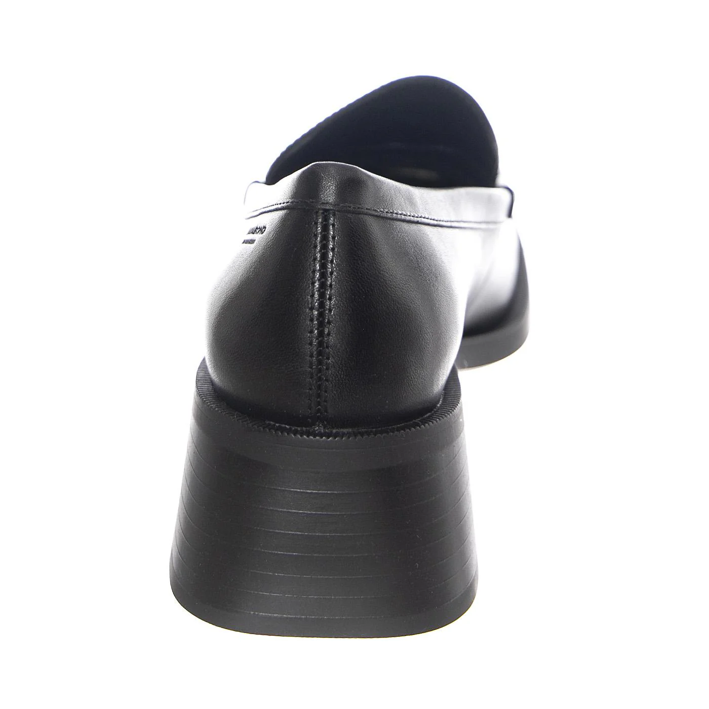 W' Blanca Black Cow Leather Shoes - Image 4