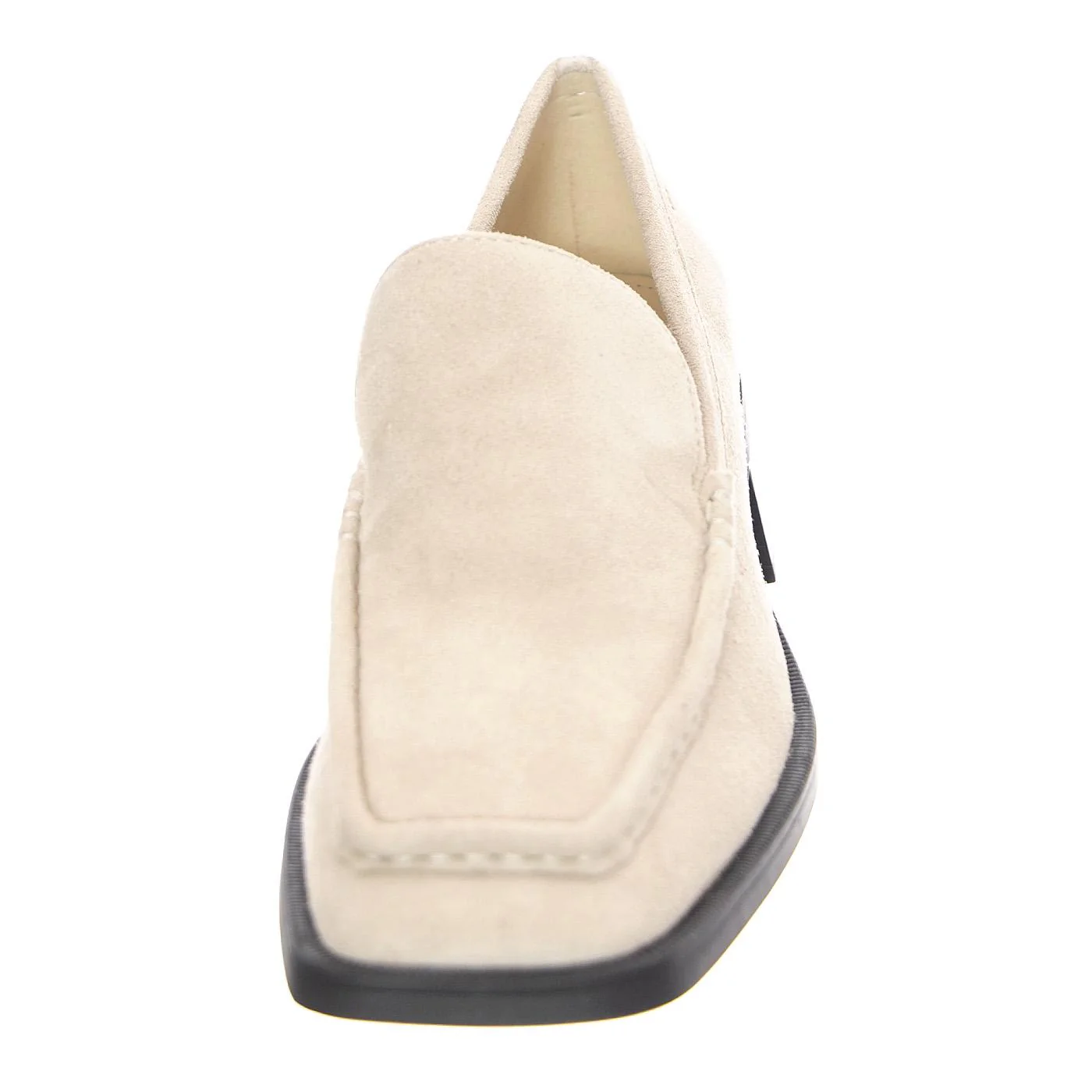 W' Blanca Off White Cow Suede Shoes - Image 3