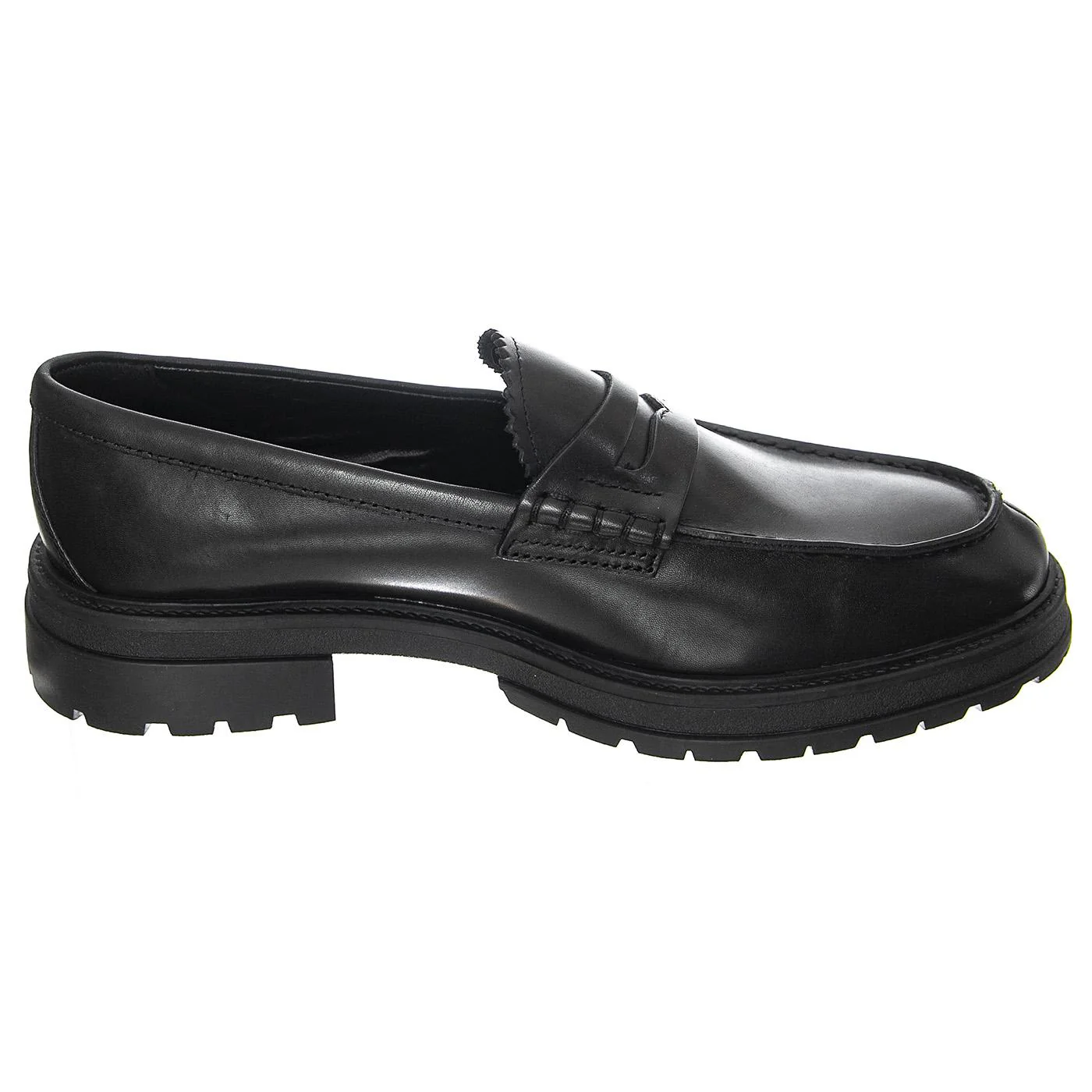 M' Johnny 2.0 Cow Leather Black Loafer Shoes - Image 2