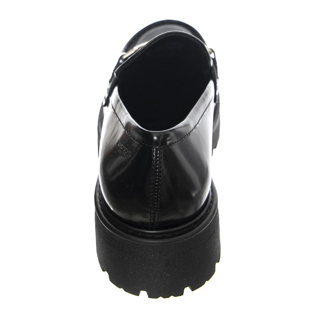 Womens Cosmo 2.0 Cow Leather Black Loafer Shoes - Image 4