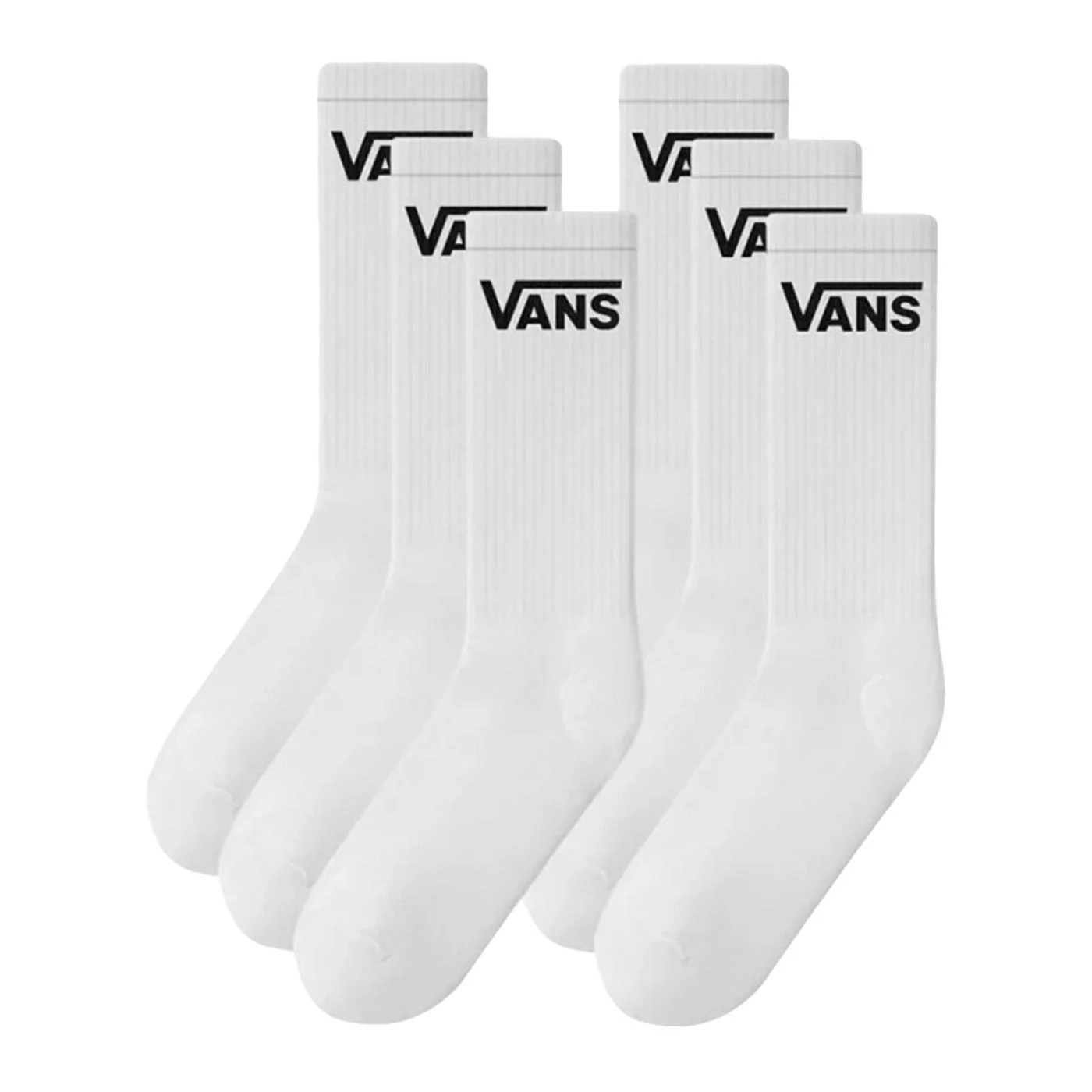 Classic Crew Rox White Socks -- VANS Men's White Socks