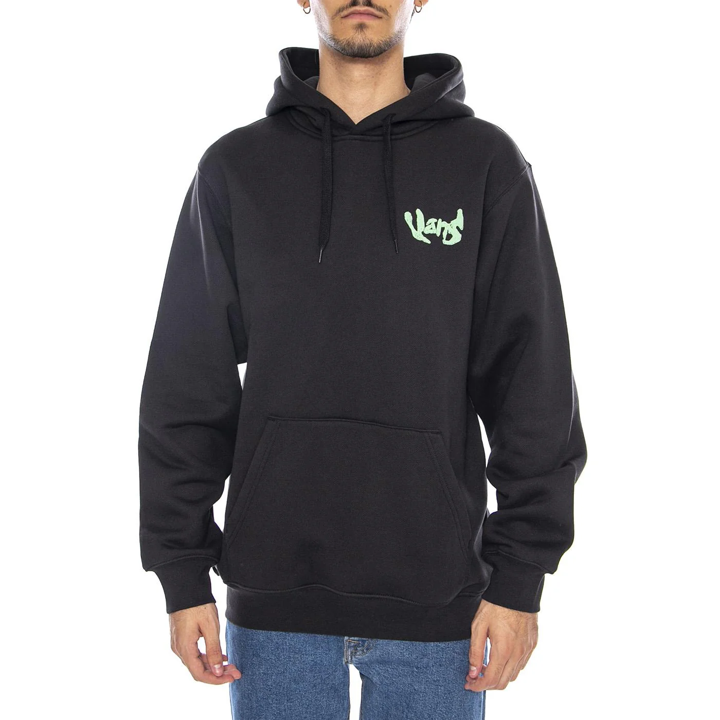 Evolve PO Hoodie Black -- Men's Black Hoodie VANS - Image 2