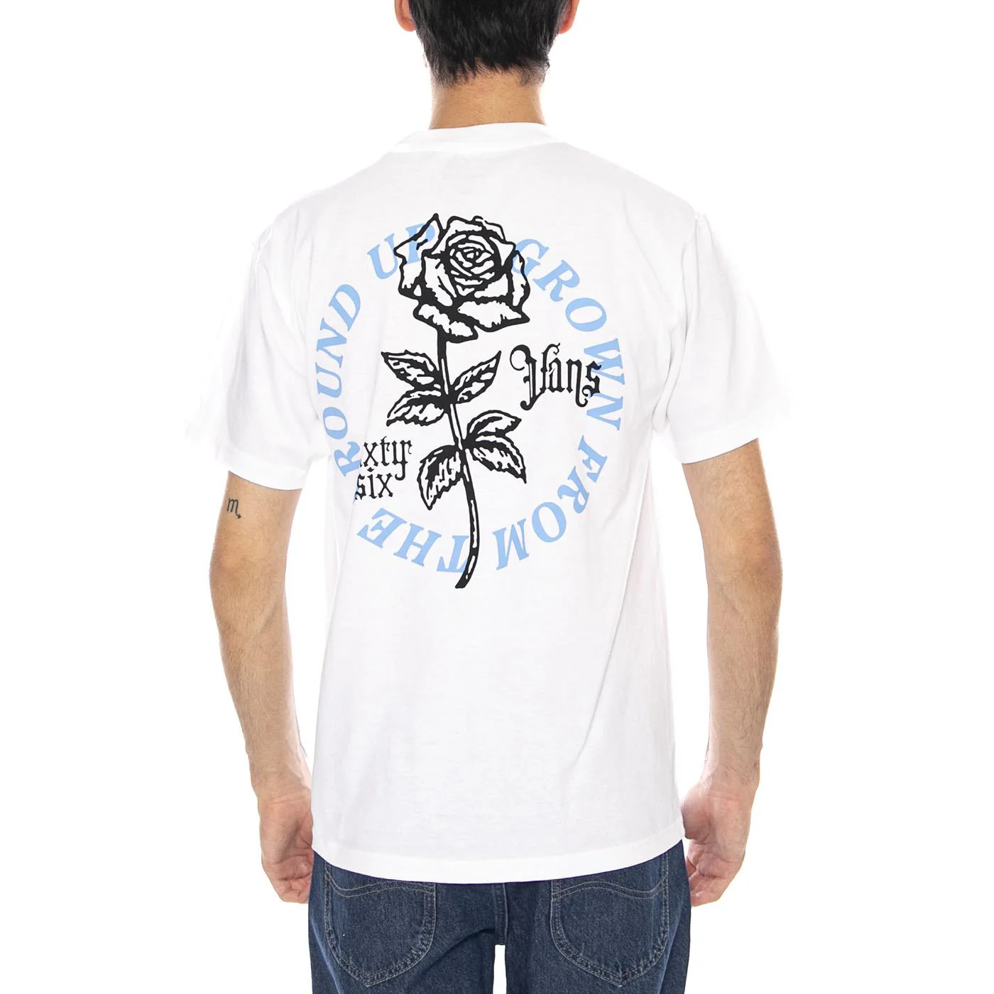 Grown From The Ground Up - Men's Crew Neck T-Shirt White Men's VANS - Image 3
