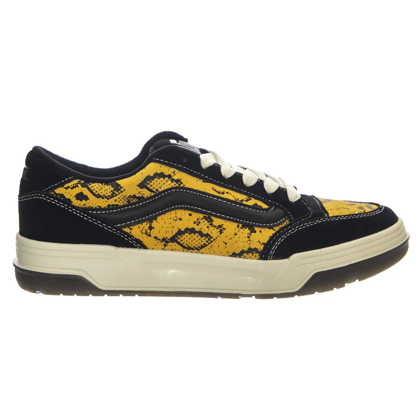 Hylane Black Yellow -- Black Lace-Up Shoes Men's VANS