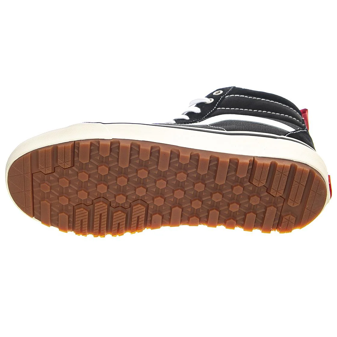 Mens UA Sk8 Mte-1 Black / True White Lace-Up Shoes - Image 5