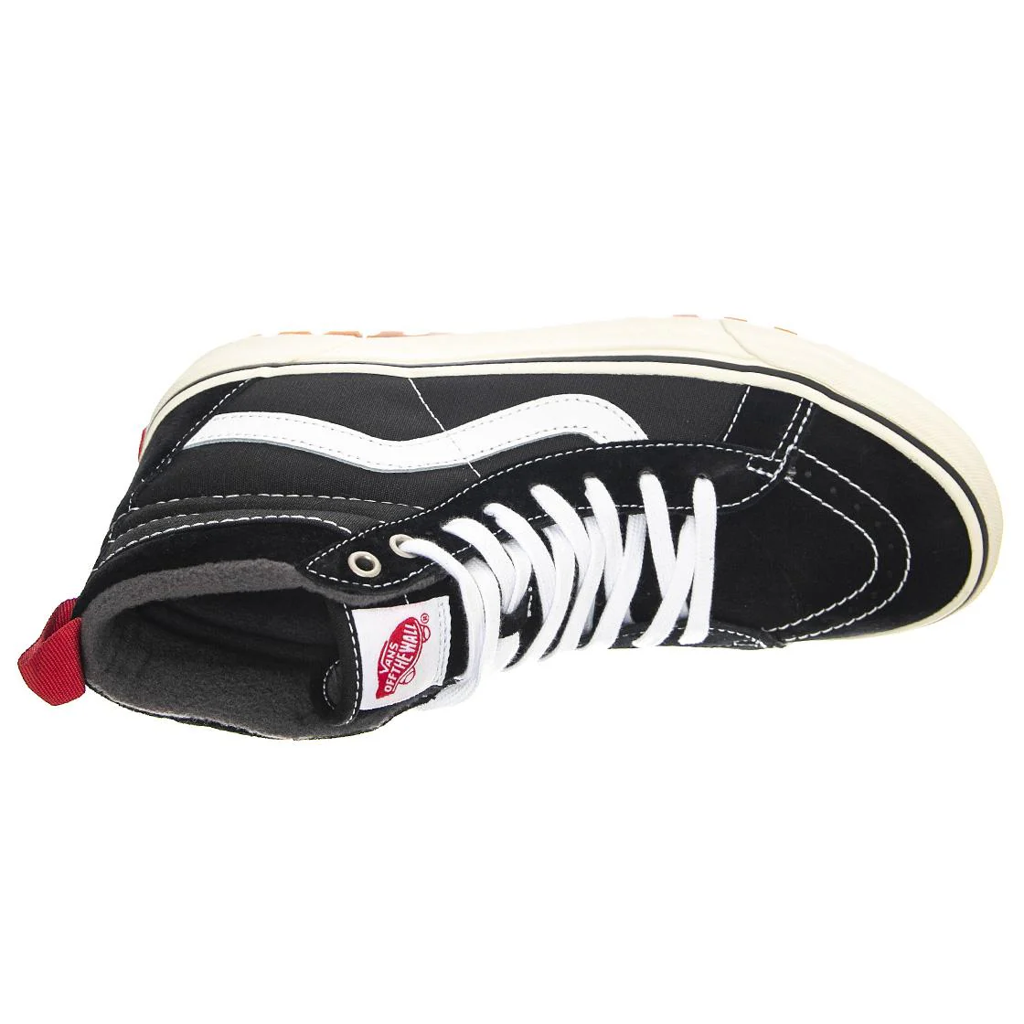 Mens UA Sk8 Mte-1 Black / True White Lace-Up Shoes - Image 6