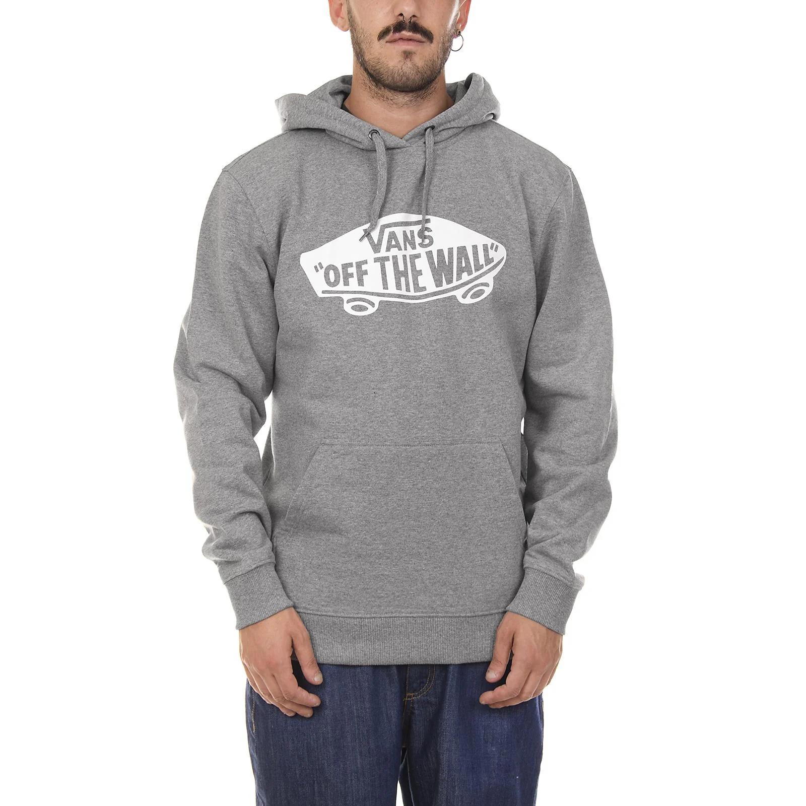 Mn OTW Pullover Fleece - Concrete Heather - Felpa Girocollo Uomo Grigia