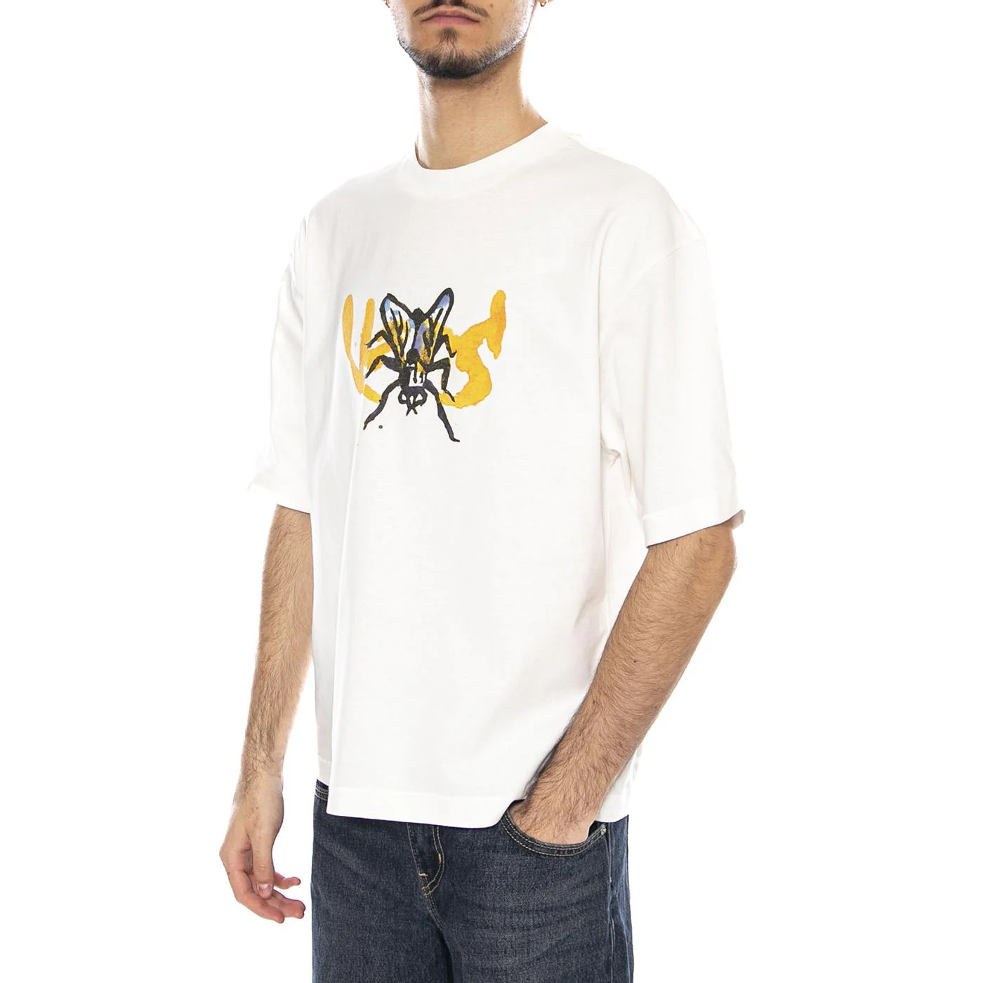 Raw Instinct Fly SS -- Men's Crew Neck T-Shirt White Men's VANS