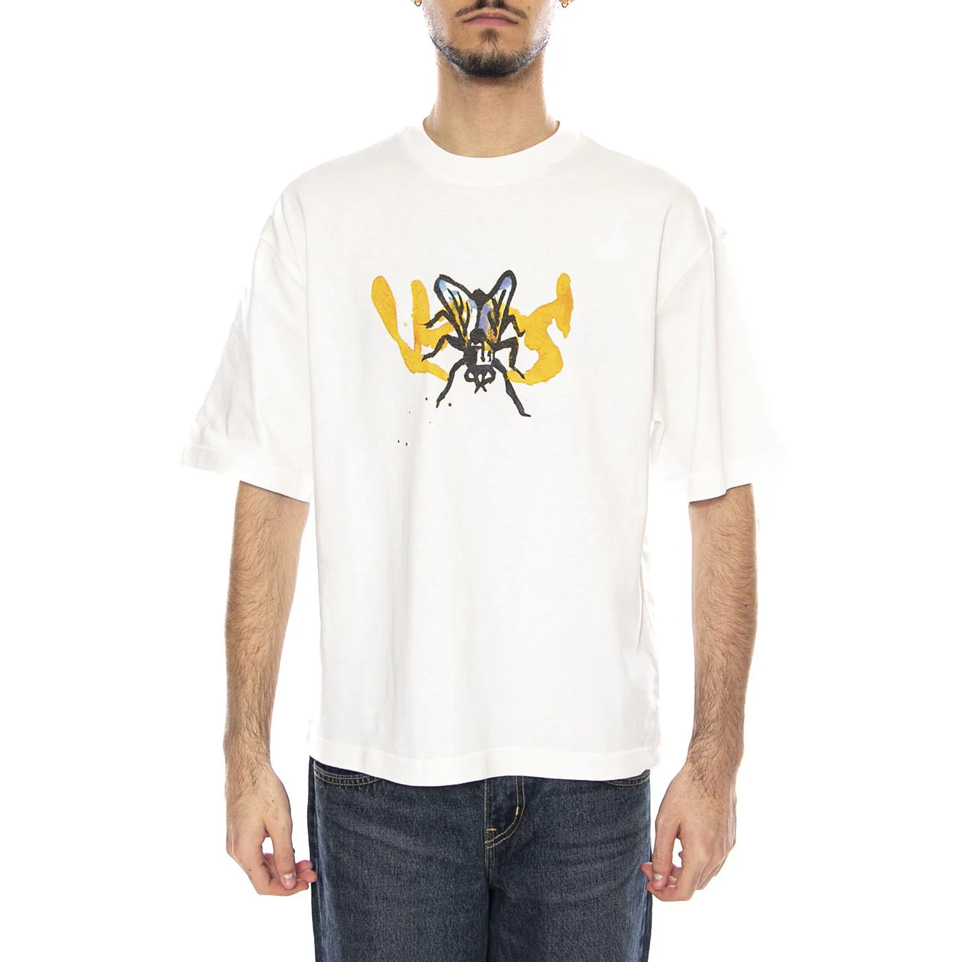 Raw Instinct Fly SS -- Men's Crew Neck T-Shirt White Men's VANS - Image 2