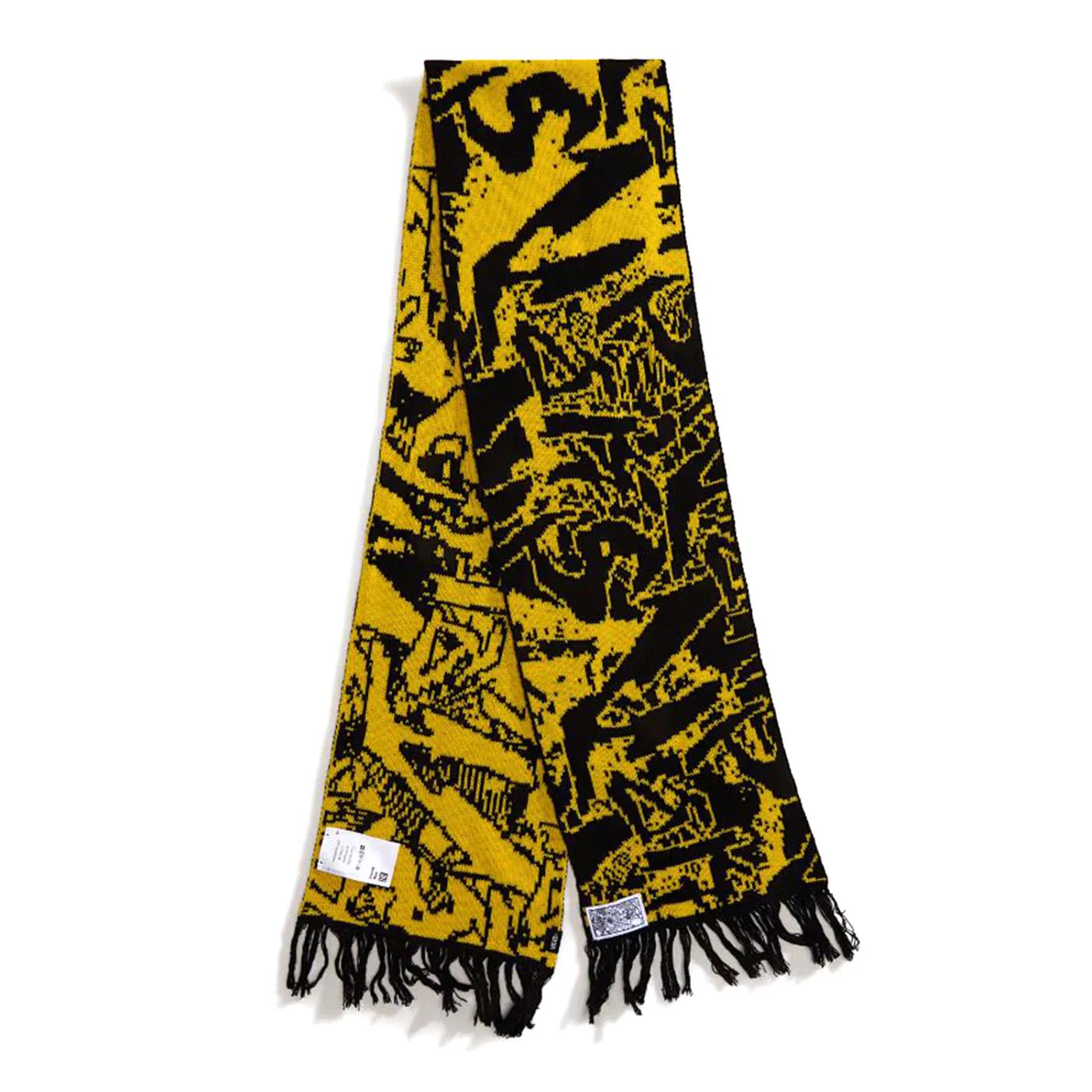 Raw Instinct Scarf Black / Yellow -- Scarf Black / Yellow Men VANS