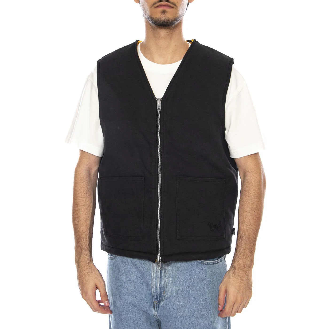 Raw Instinct Vest - Men's Sleeveless Jacket Black / Multicolor Men's VANS - Image 2