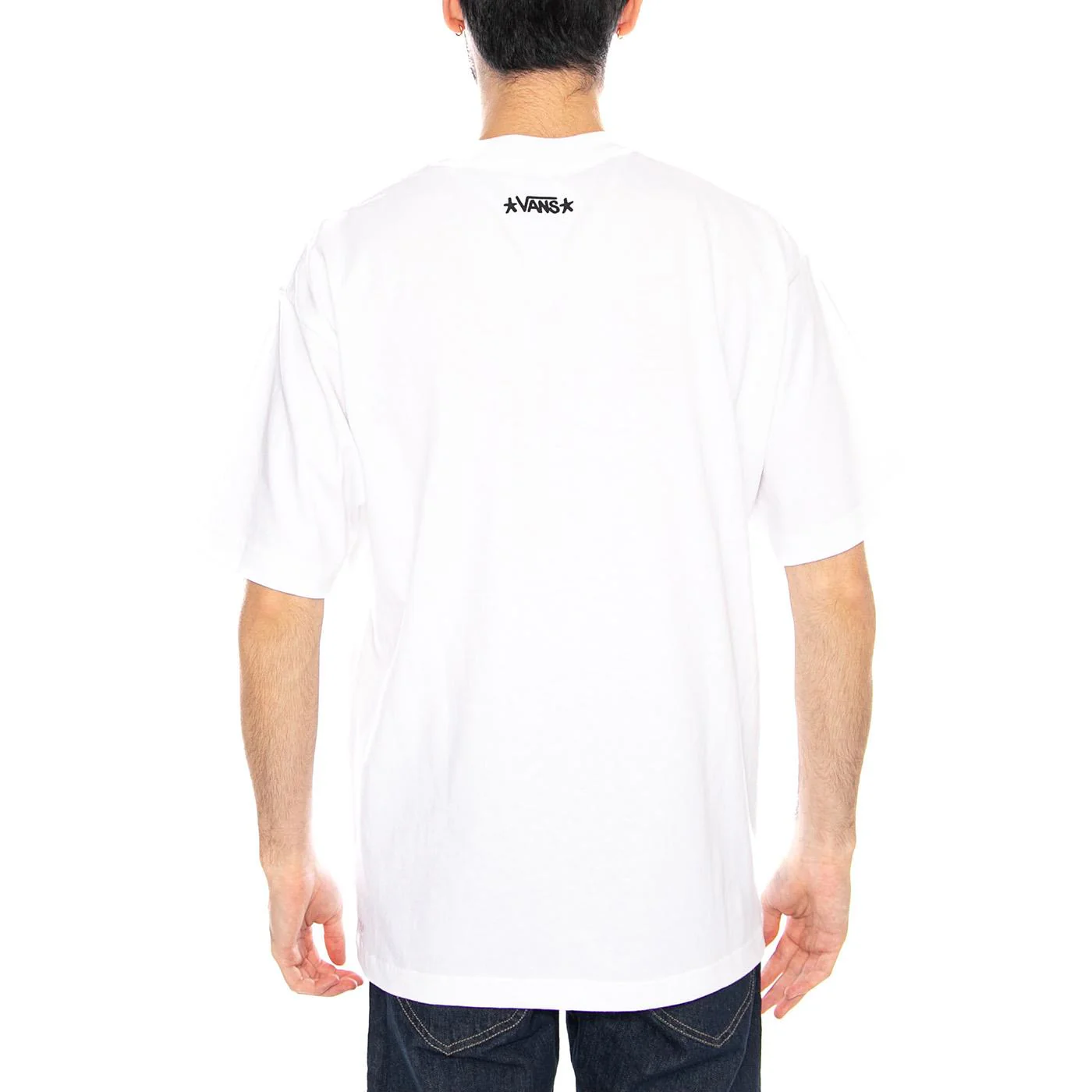 Skate Atiba Haze Curb Crew SS White - Men's Crew Neck T-Shirt White Men's VANS - Image 3