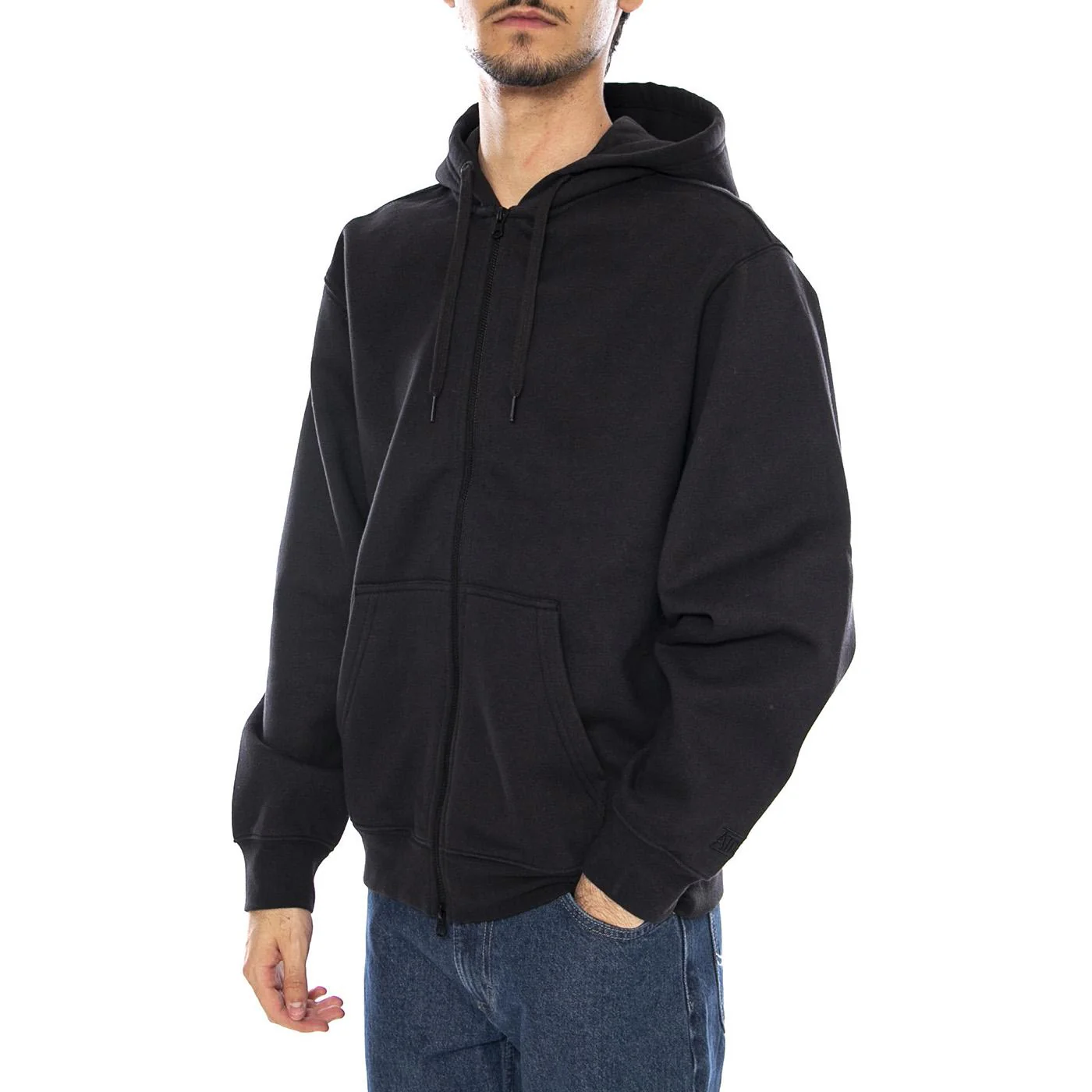 Skate Atiba Haze Zip Hoodie Black - Men's Hoodie Black VANS
