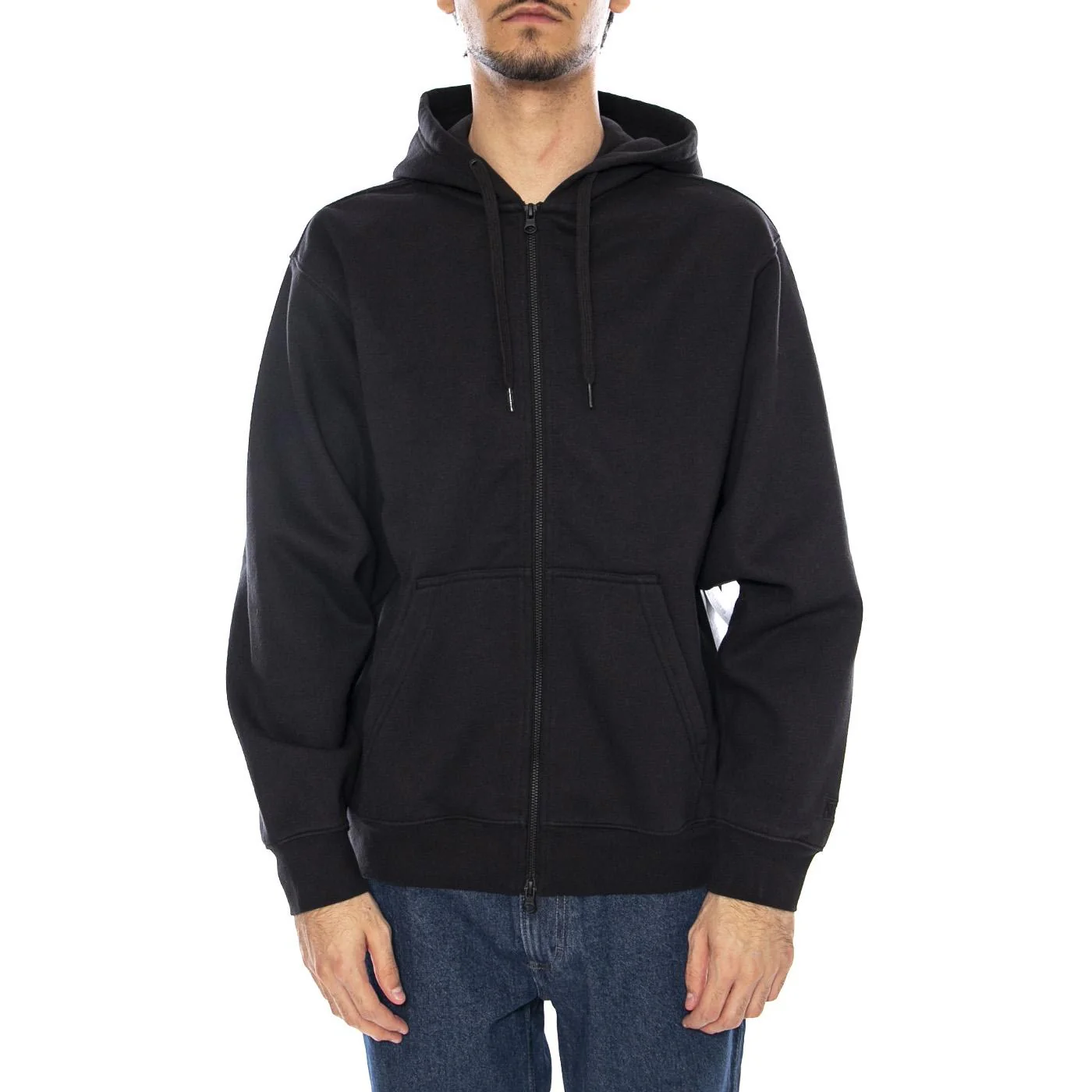 Skate Atiba Haze Zip Hoodie Black - Men's Hoodie Black VANS - Image 2