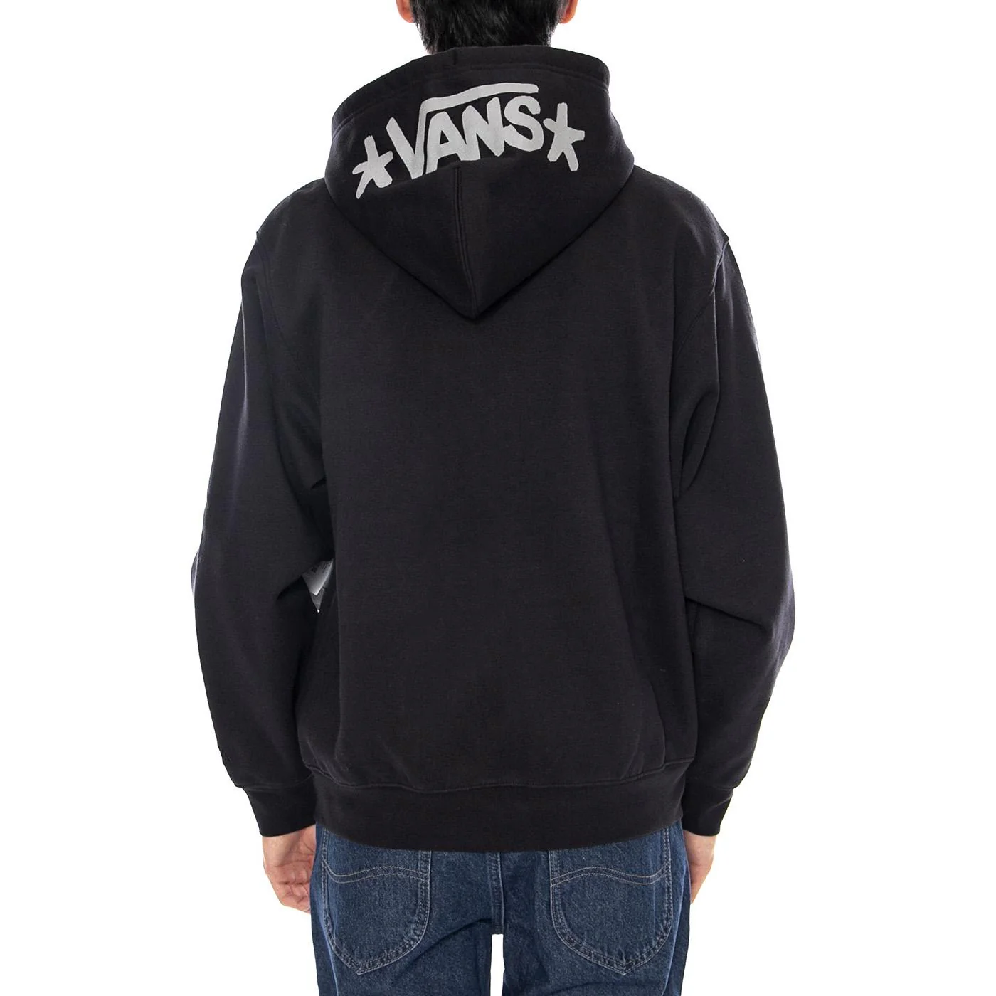 Skate Atiba Haze Zip Hoodie Black - Men's Hoodie Black VANS - Image 3
