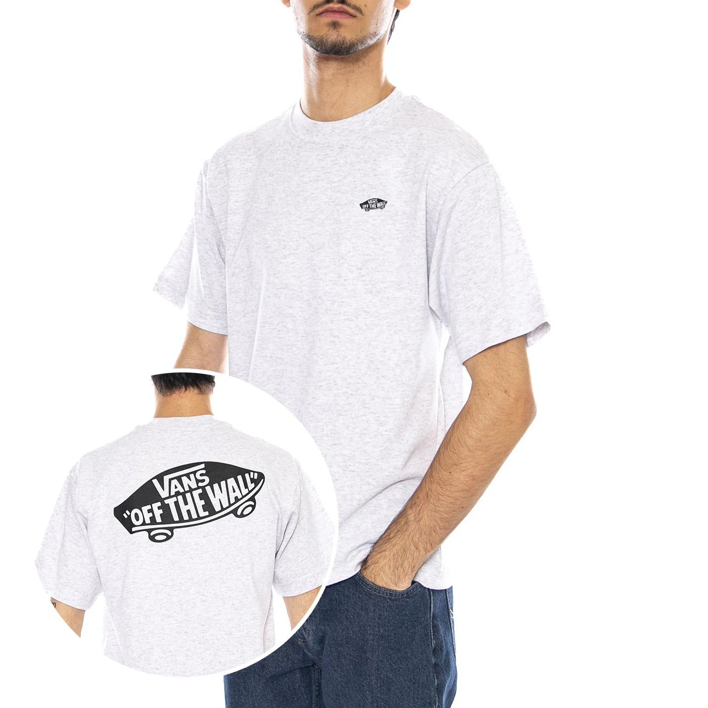 Style 76 II Loose SS Tee White - Men's Crew Neck T-Shirt White Men's VANS