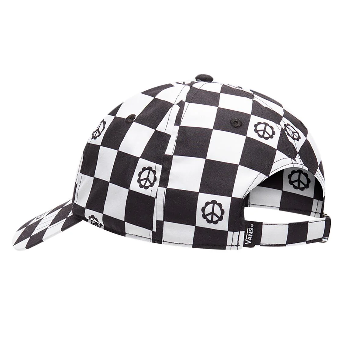 Wm Court Side Printed Hat Califas Ditsy White / Black / Lilas - Image 2