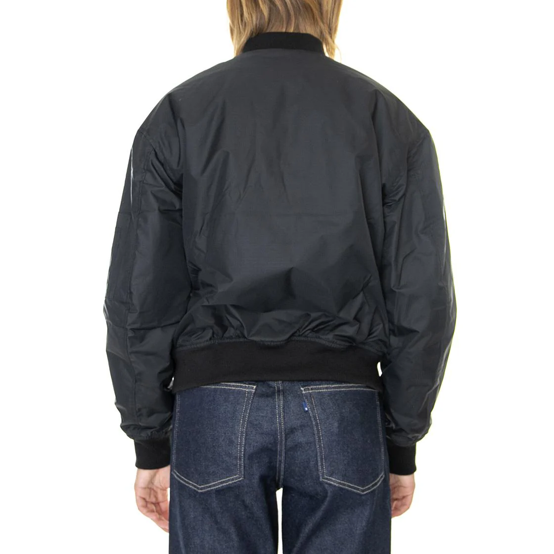 Womens Crew Pilot Jacket Black - Image 3