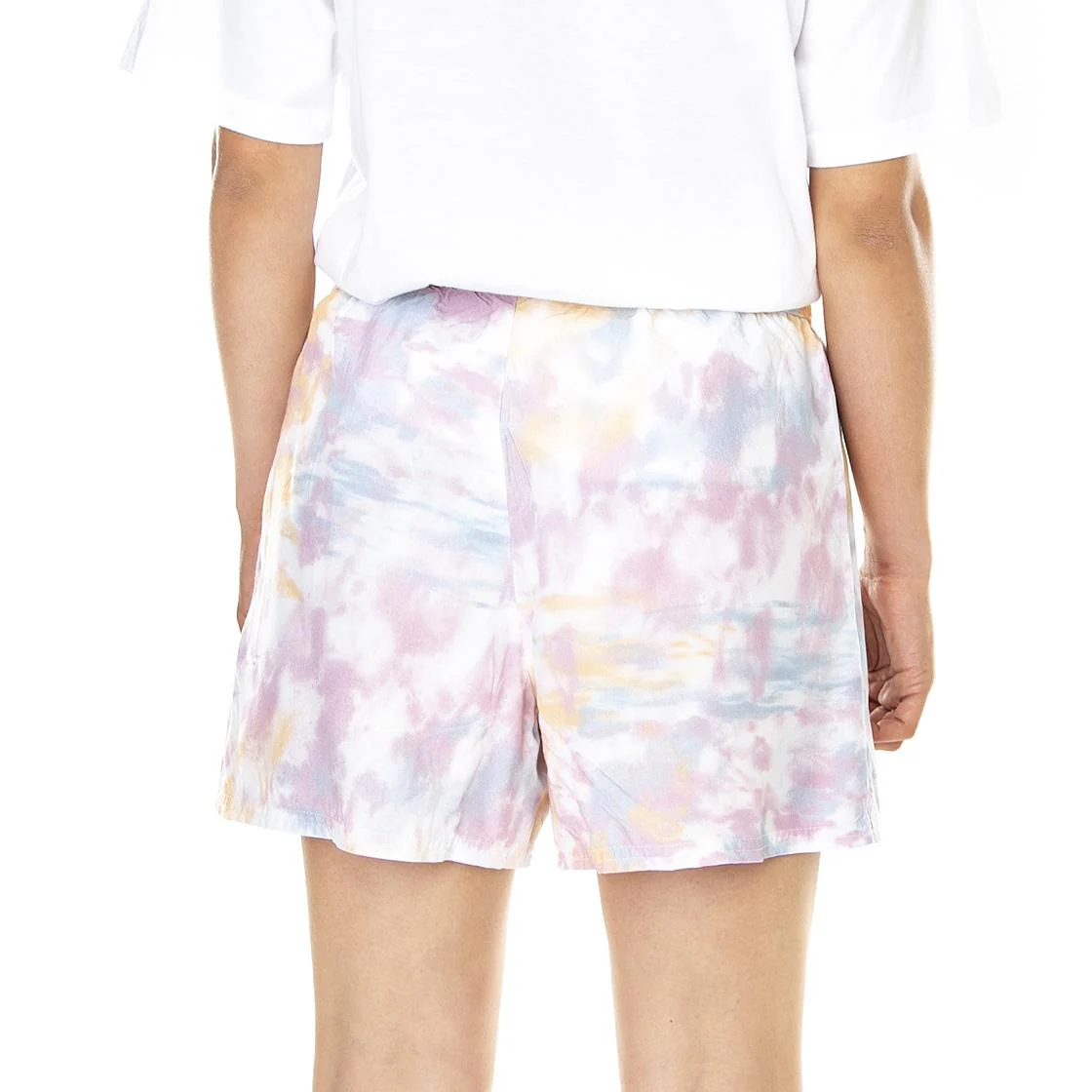 Womens Mascy Dace Tri Dye Cradle Pink Shorts - Image 3