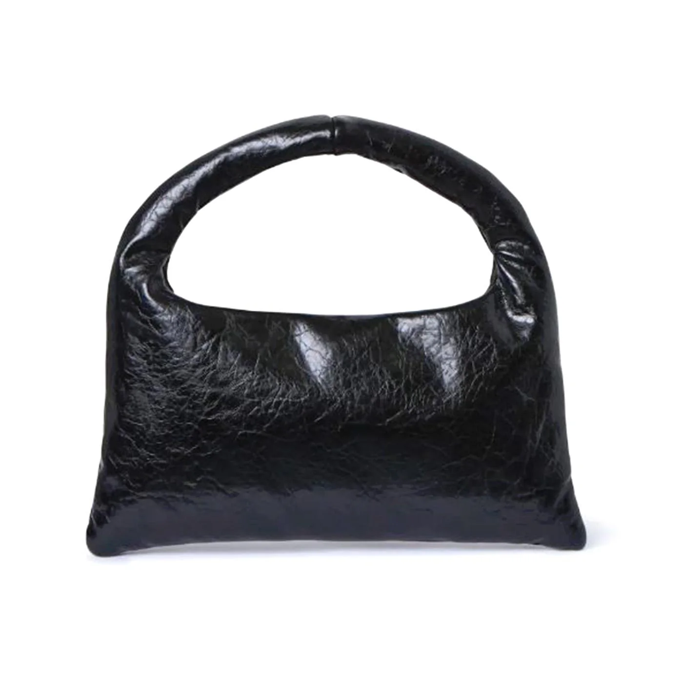 Bolso Hombro Cuero Sintético -- Women's Black Shoulder Bag WILD PONY - Image 2