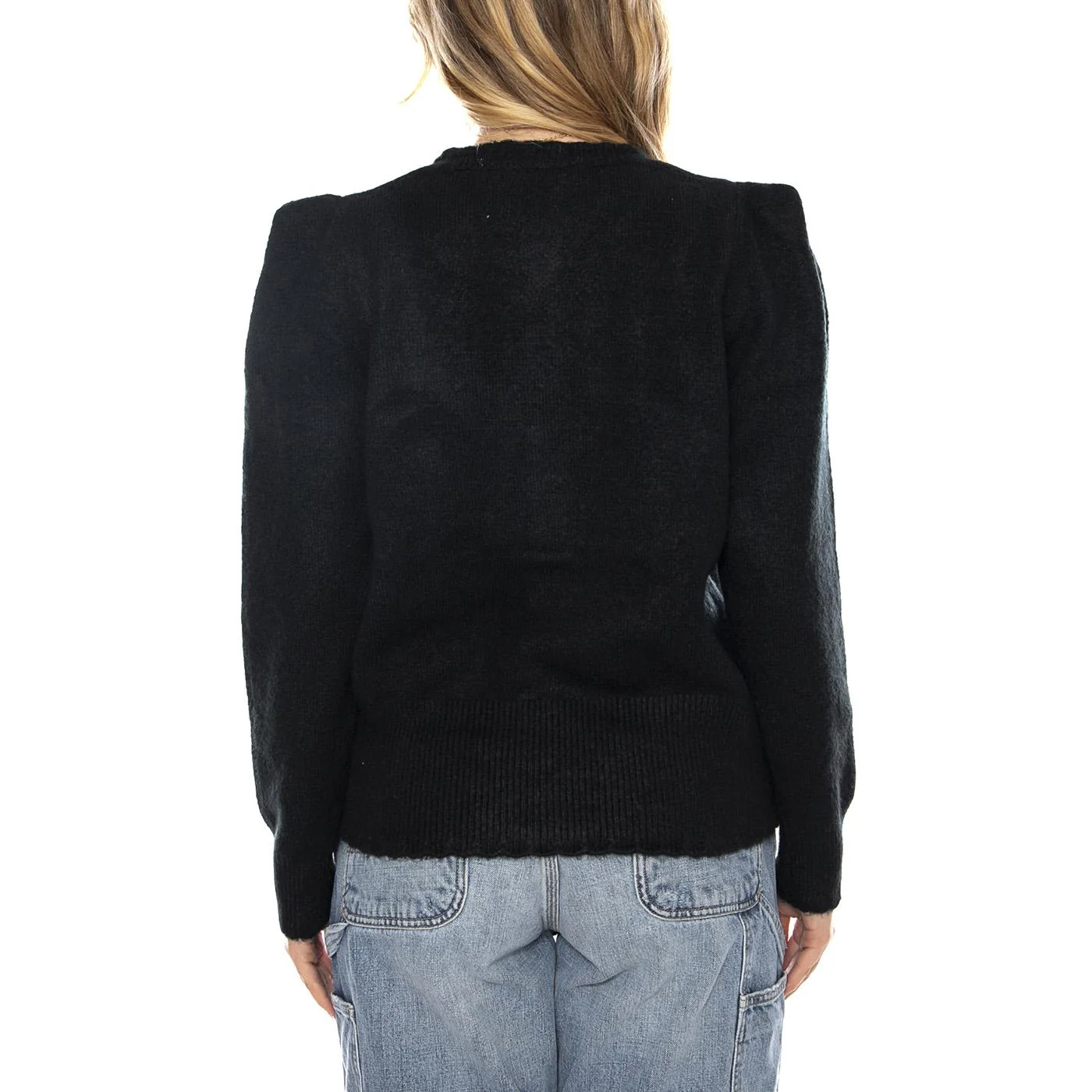 Knitted Cardigan Black -- Cardigan Women Black Women WILD PONY - Image 3
