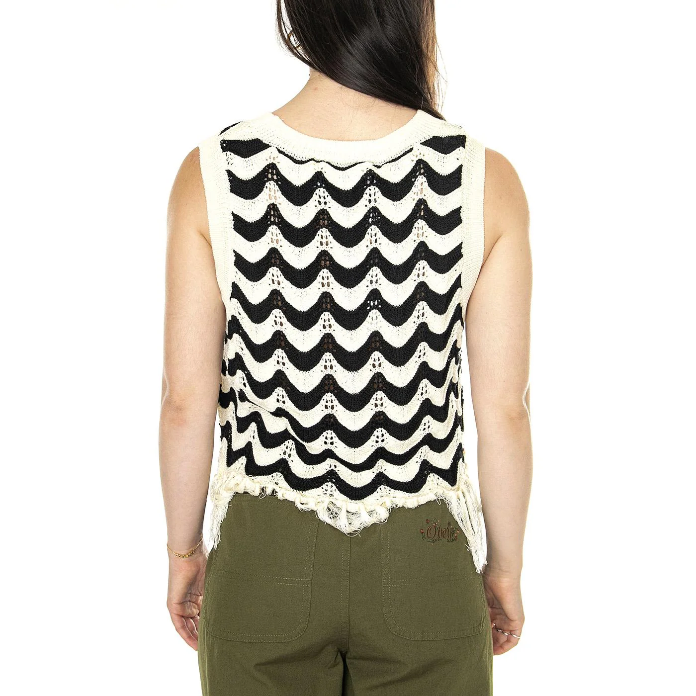 Top punto con flecos Zigzag - Image 3