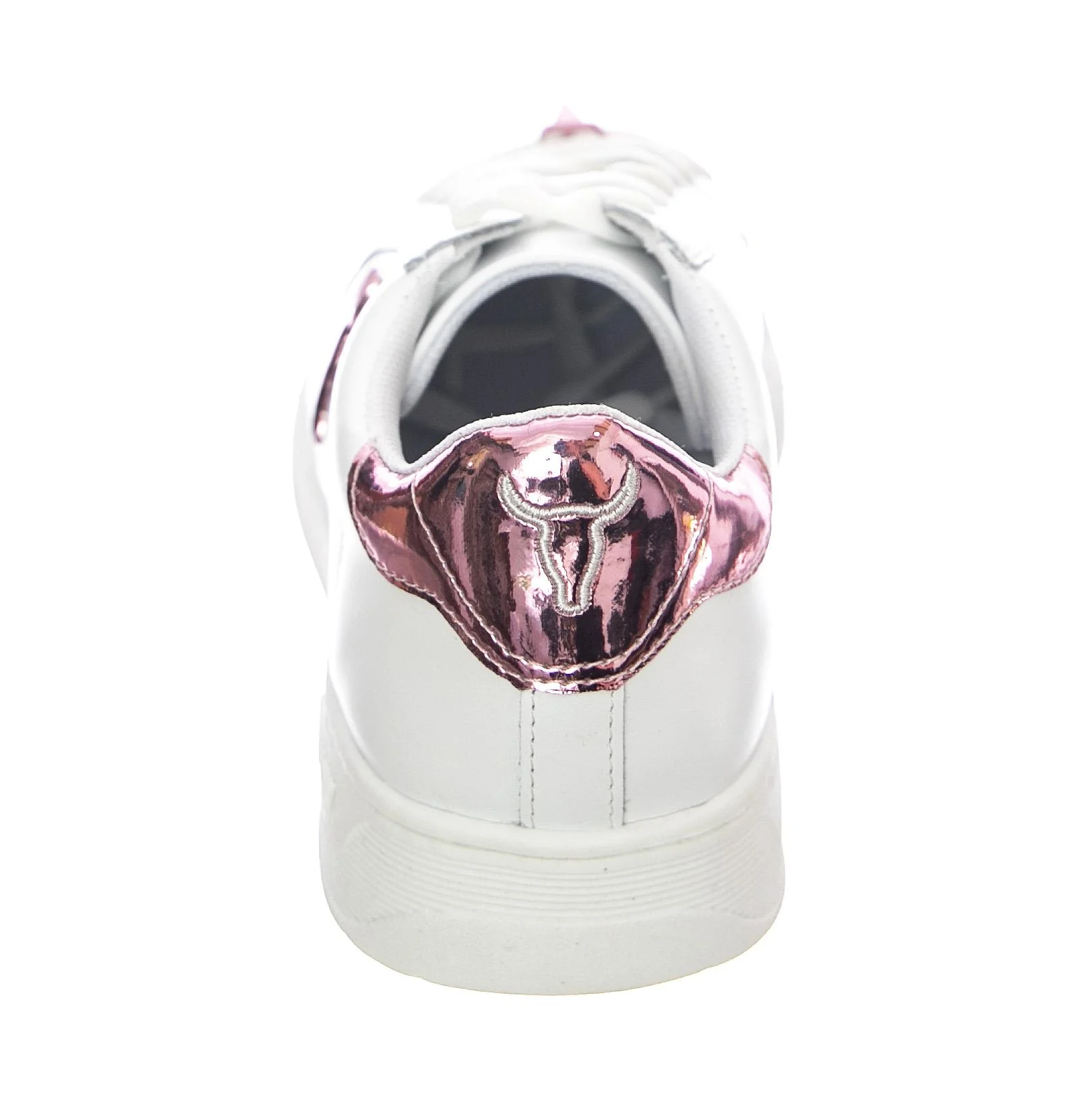 Galaxy Shoes - Brave White / Pale Pink - Low Top Lace-Up White Women's Shoes Women WINDSOR SMITH - Image 4