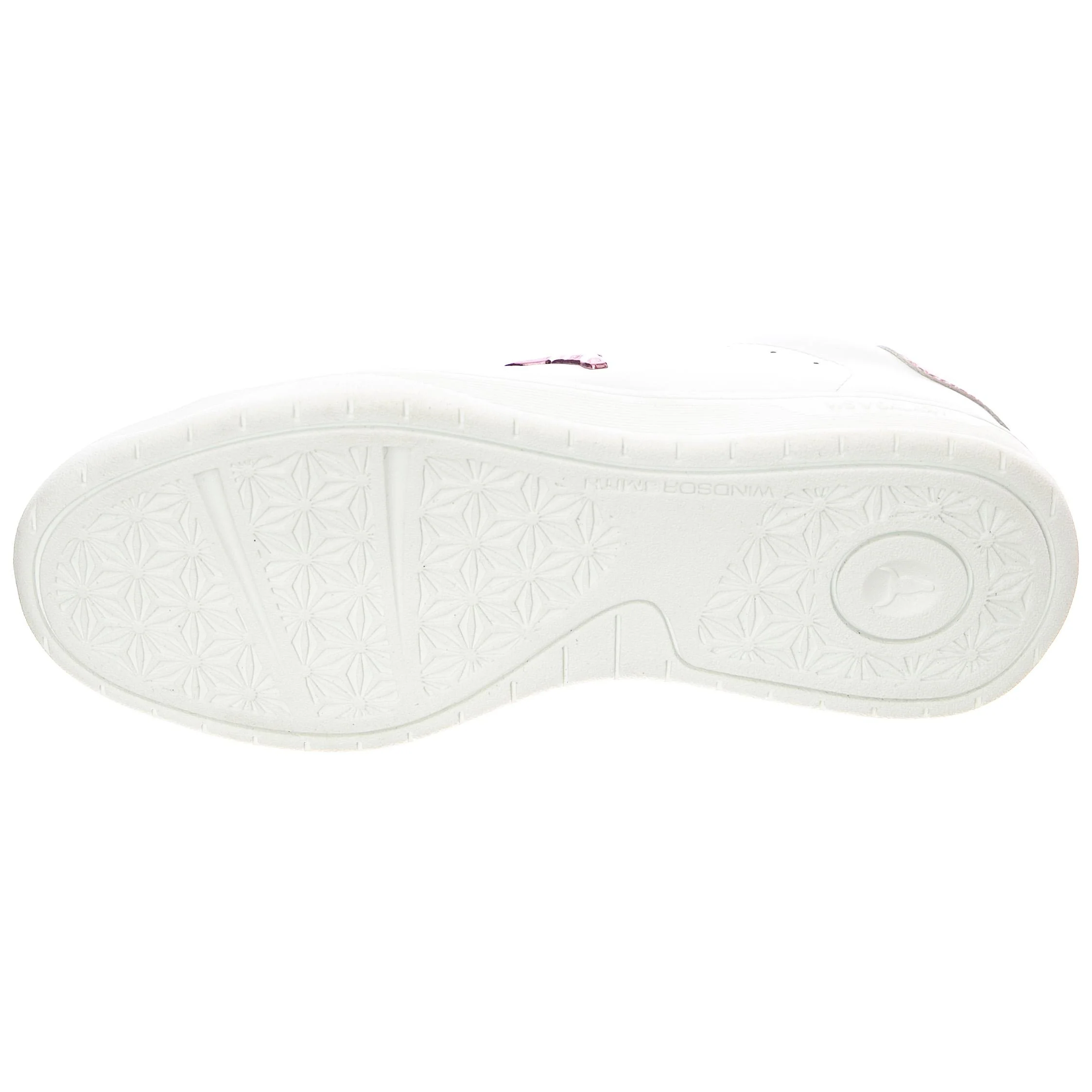 Galaxy Shoes - Brave White / Pale Pink - Low Top Lace-Up White Women's Shoes Women WINDSOR SMITH - Image 5