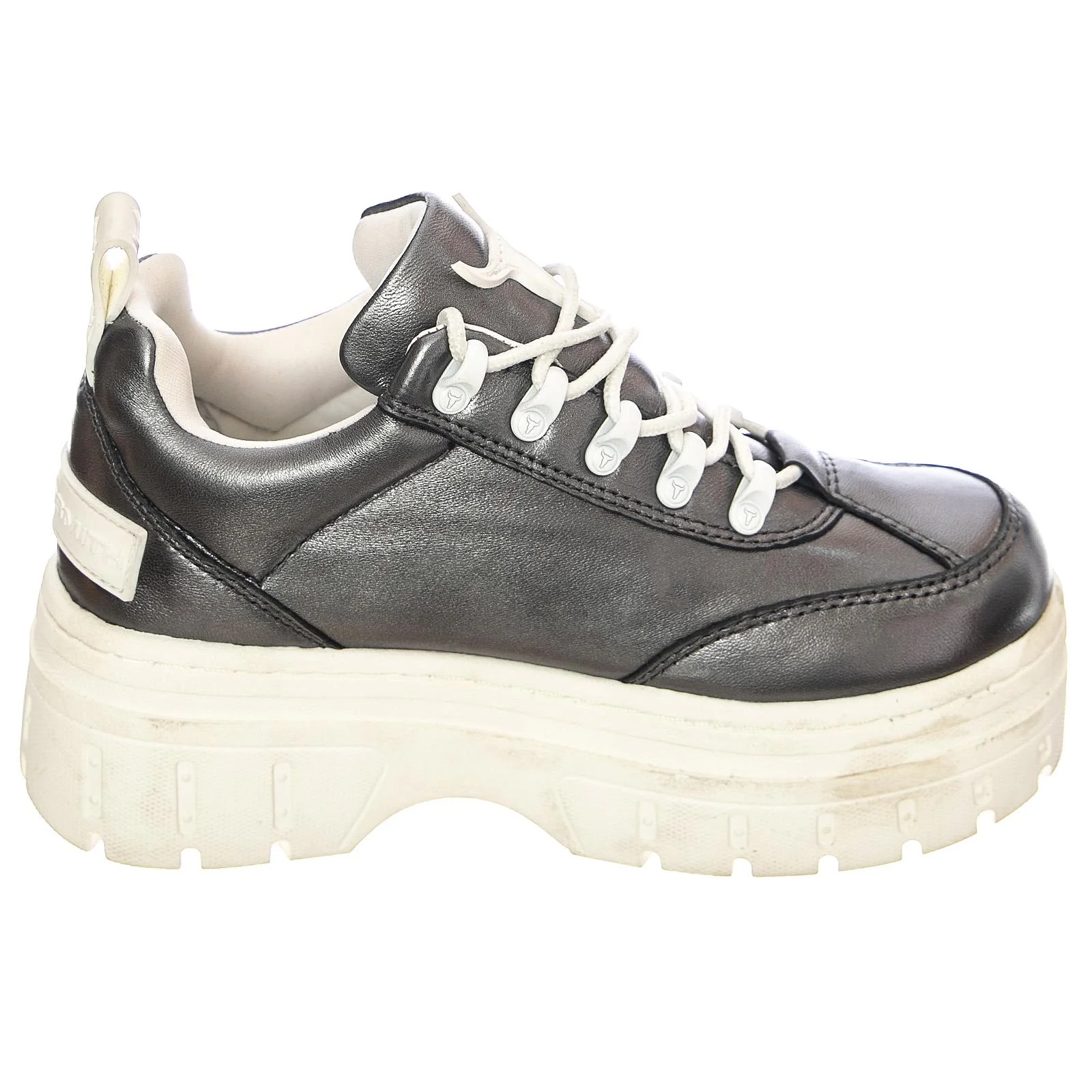 Women's Lace-Up Low-Top Shoes Grey Women WINDSOR SMITH - Image 2