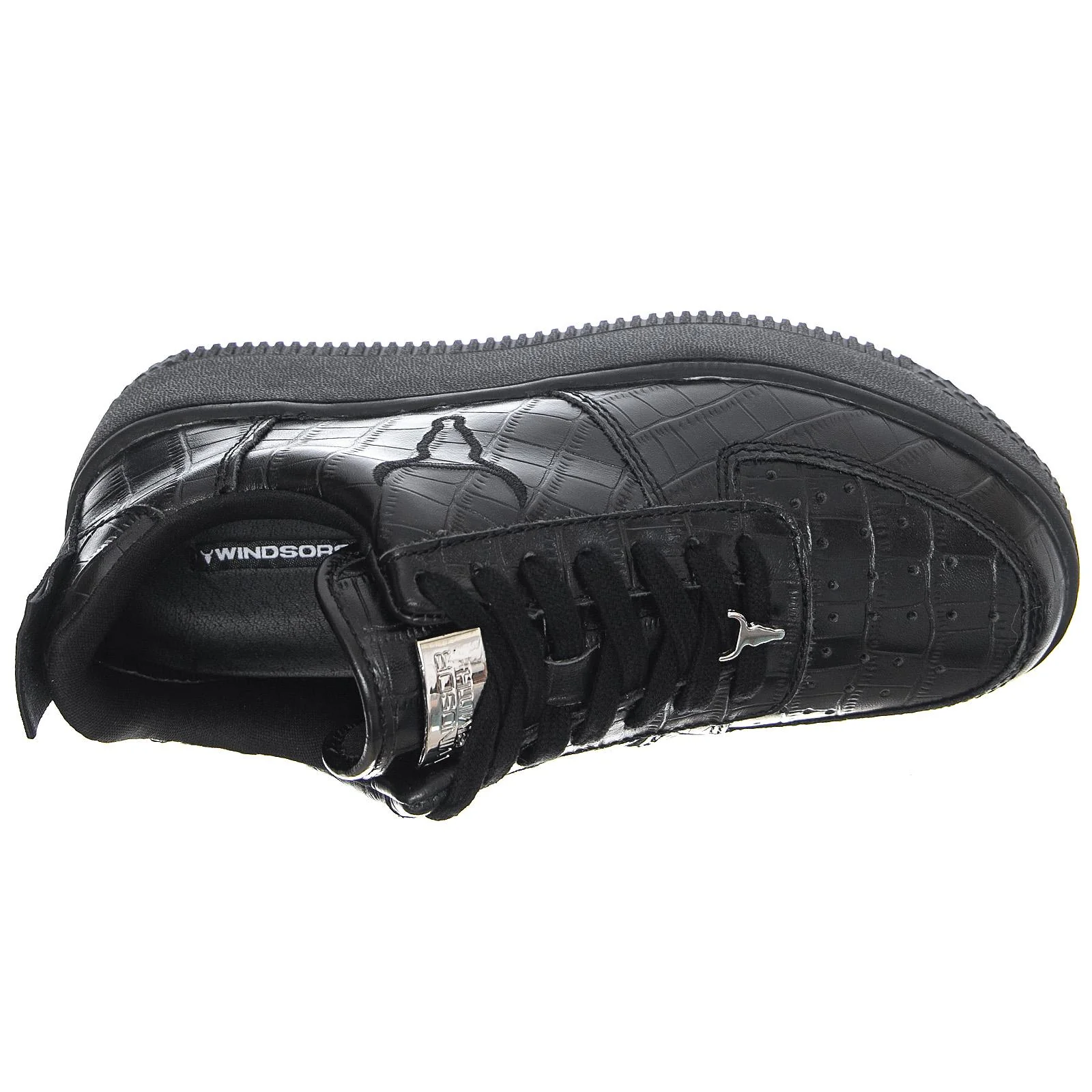 Racerr Shoes - Black - Low Profile Lace-Up Shoes Women's Black Women WINDSOR SMITH - Image 6
