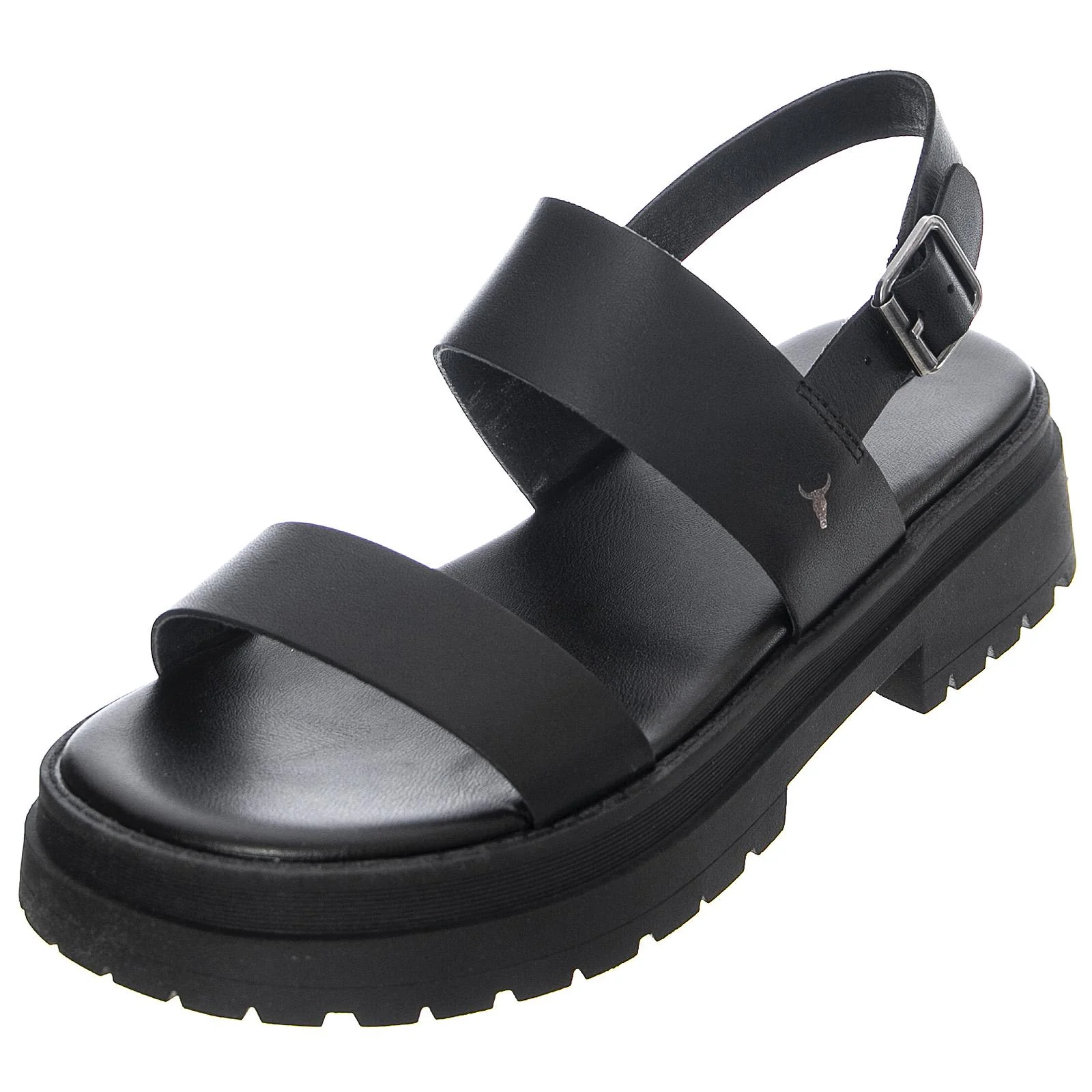 Women's Loyalty Sandals - Black Pigment - Women's Black Sandals WINDSOR SMITH