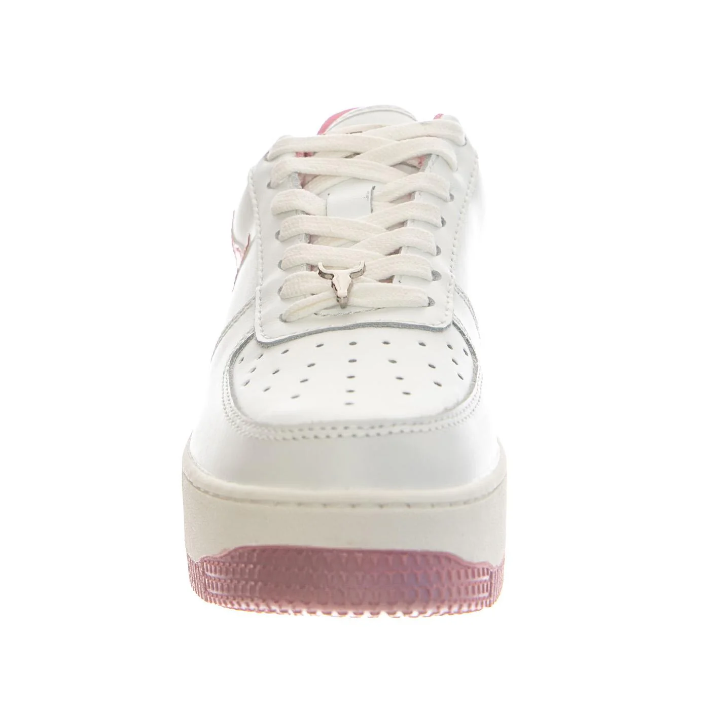 RECHARGE WHITE + PINK HOLO PU - White Lace-Up Women's Shoes Women WINDSOR SMITH - Image 3
