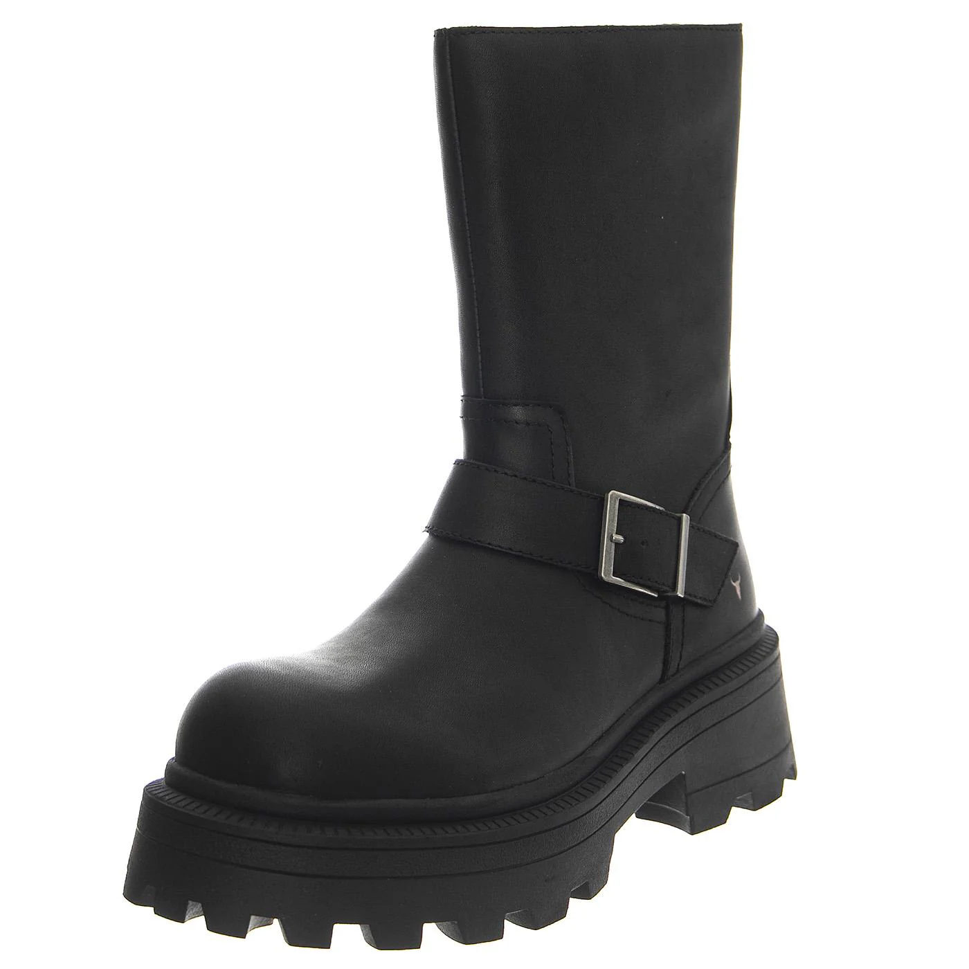 Teasin Black Rock Leather Boots