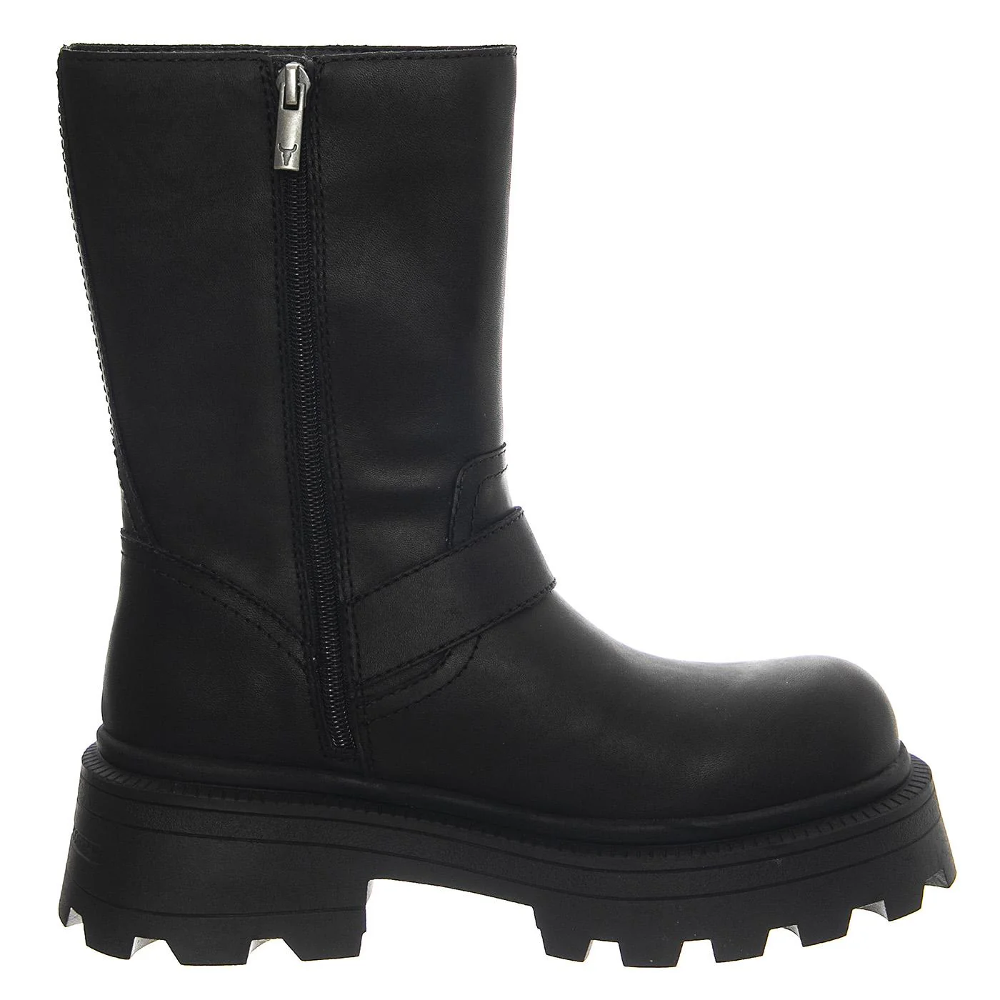 Teasin Black Rock Leather Boots - Image 2