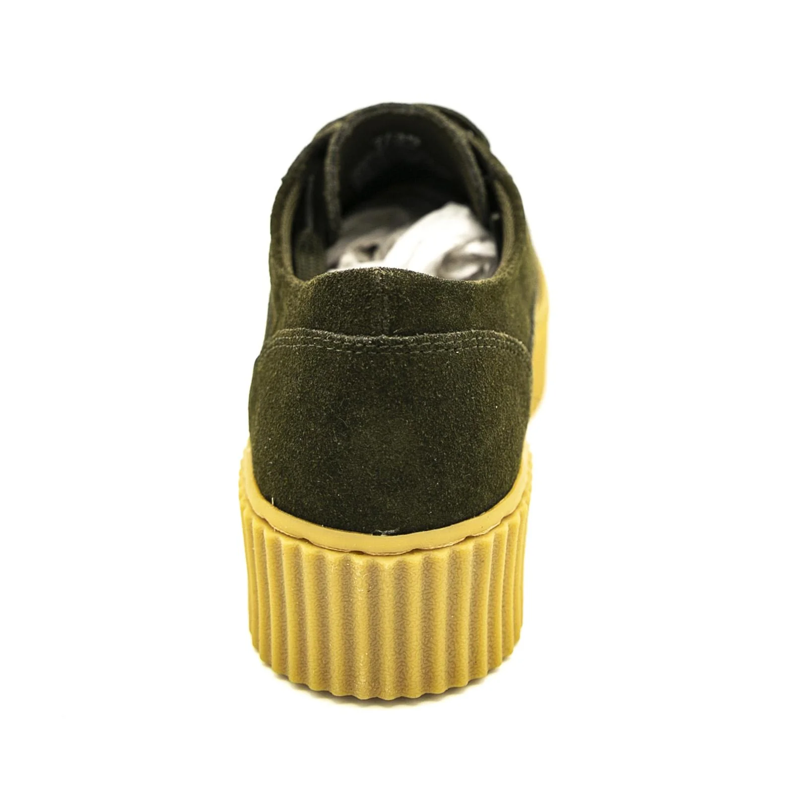 Oracle Shoes - Moss Green - Low Profile Lace-Up Shoes for Women/Men - Green Women WINDSOR SMITH - Image 4