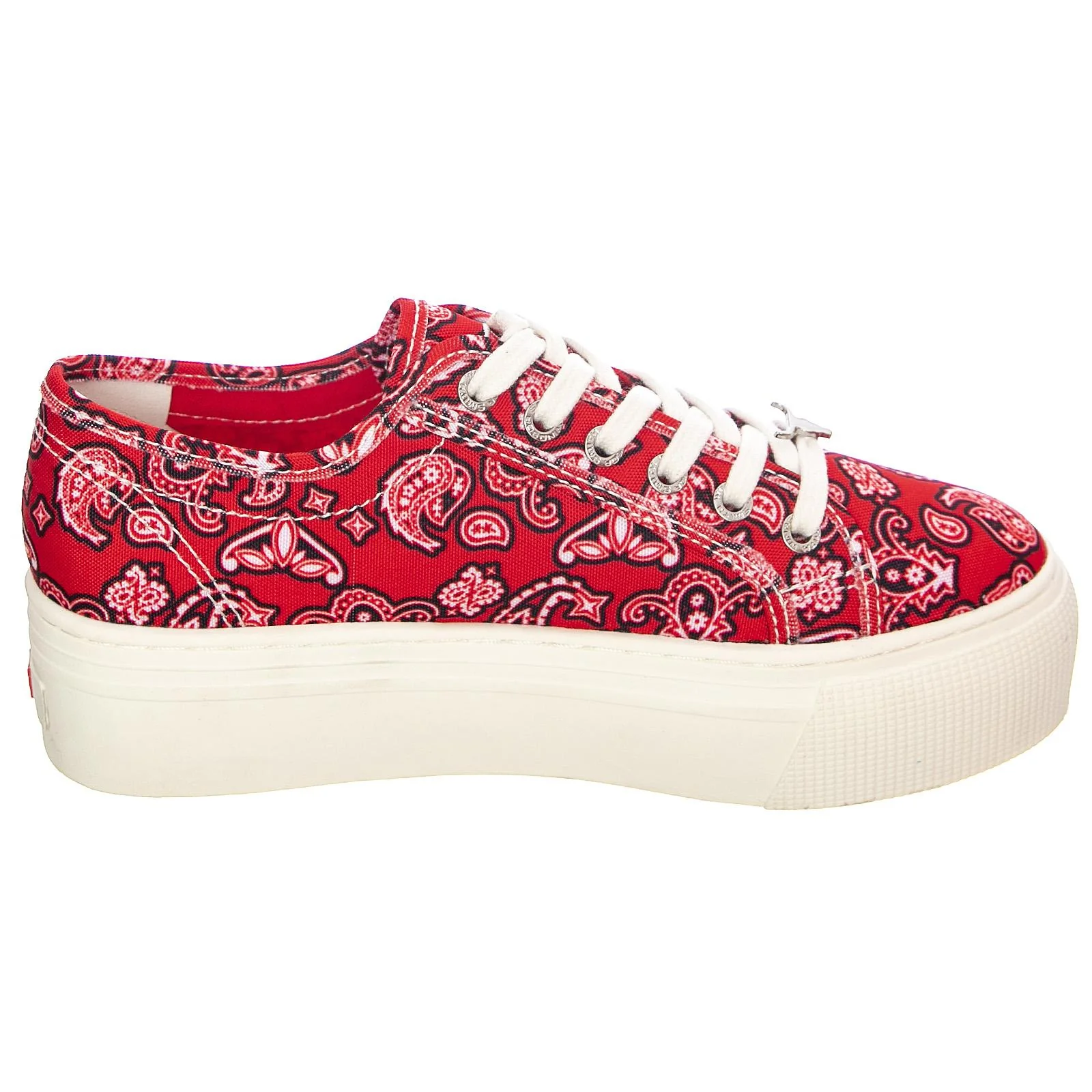 Womens Ruby Bandana Red Shoes - Image 2